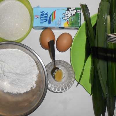 Step 1 Bolu Kukus Pandan dan Daun Suji #HijauEkstraPoin