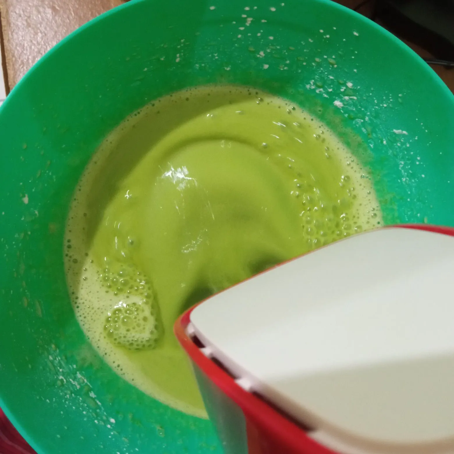 Step 6 Bika Ambon Pandan
