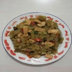 Tumis Pare Tahu Teri