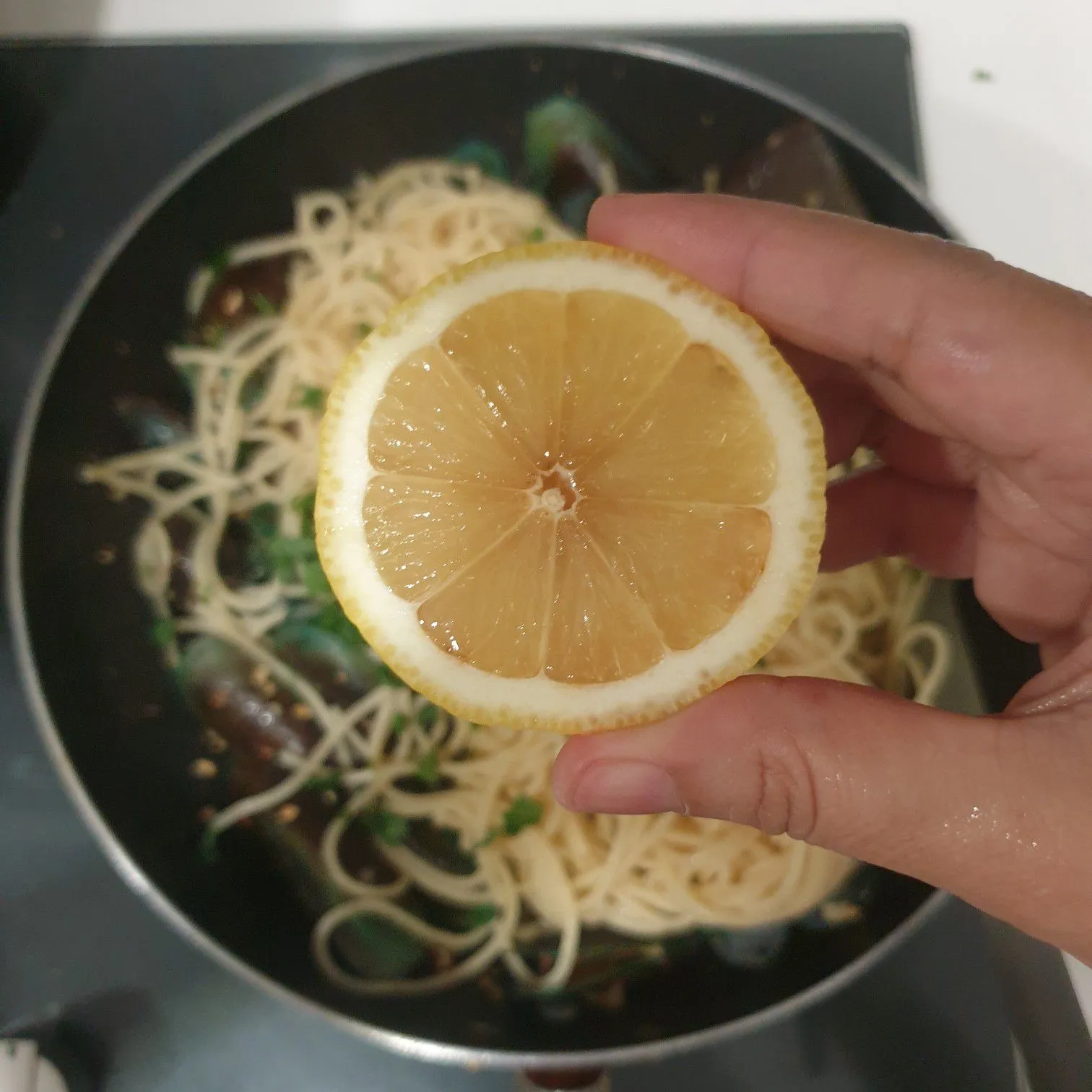 Step 7 Spaghetti With Mussel