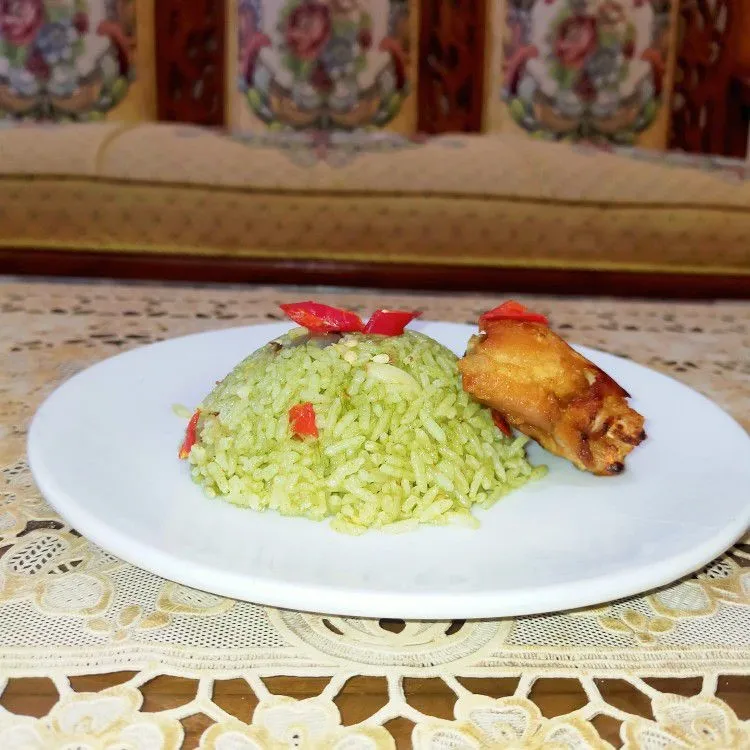 Step 6 Nasi Gurih Hijau