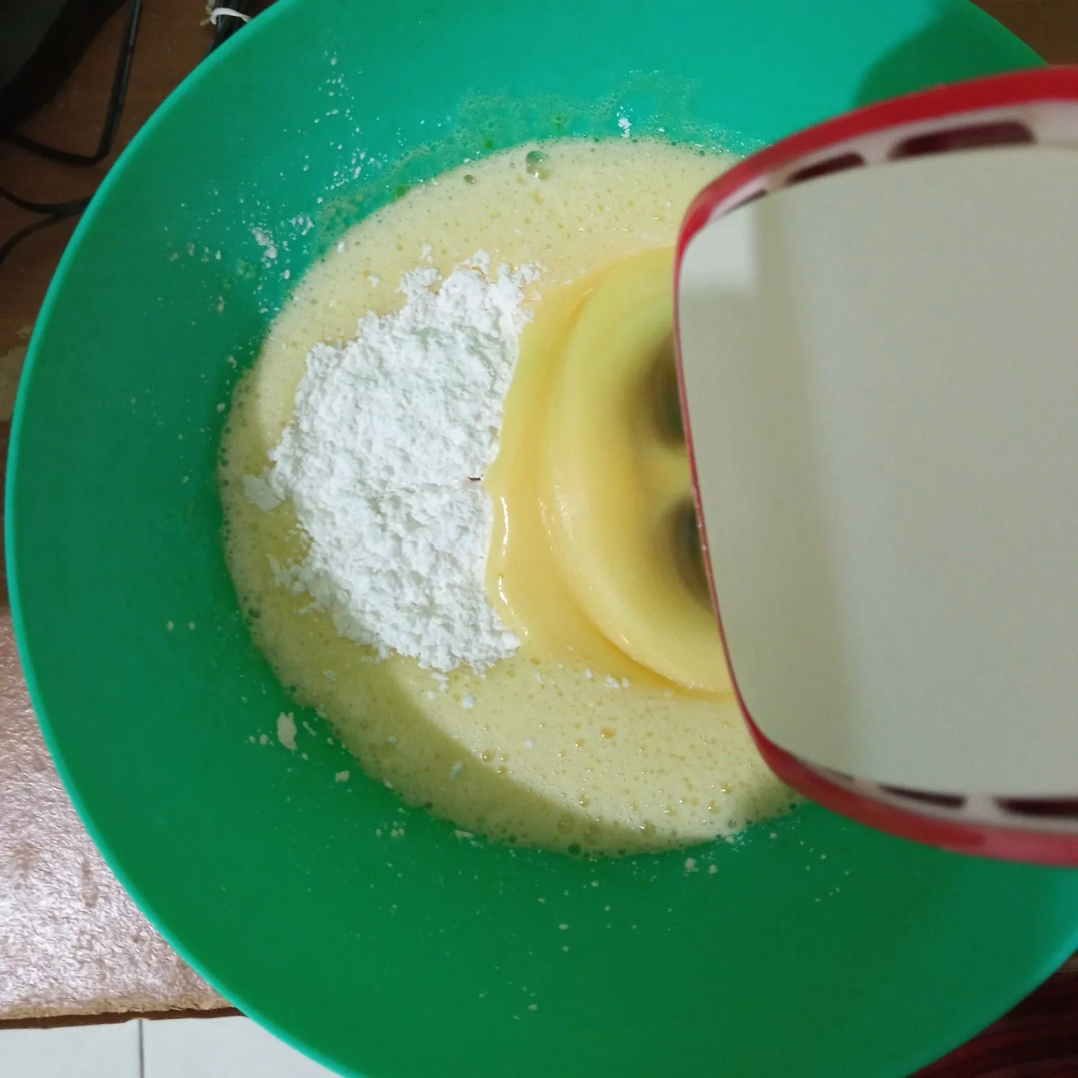 Step 5 Bika Ambon Pandan