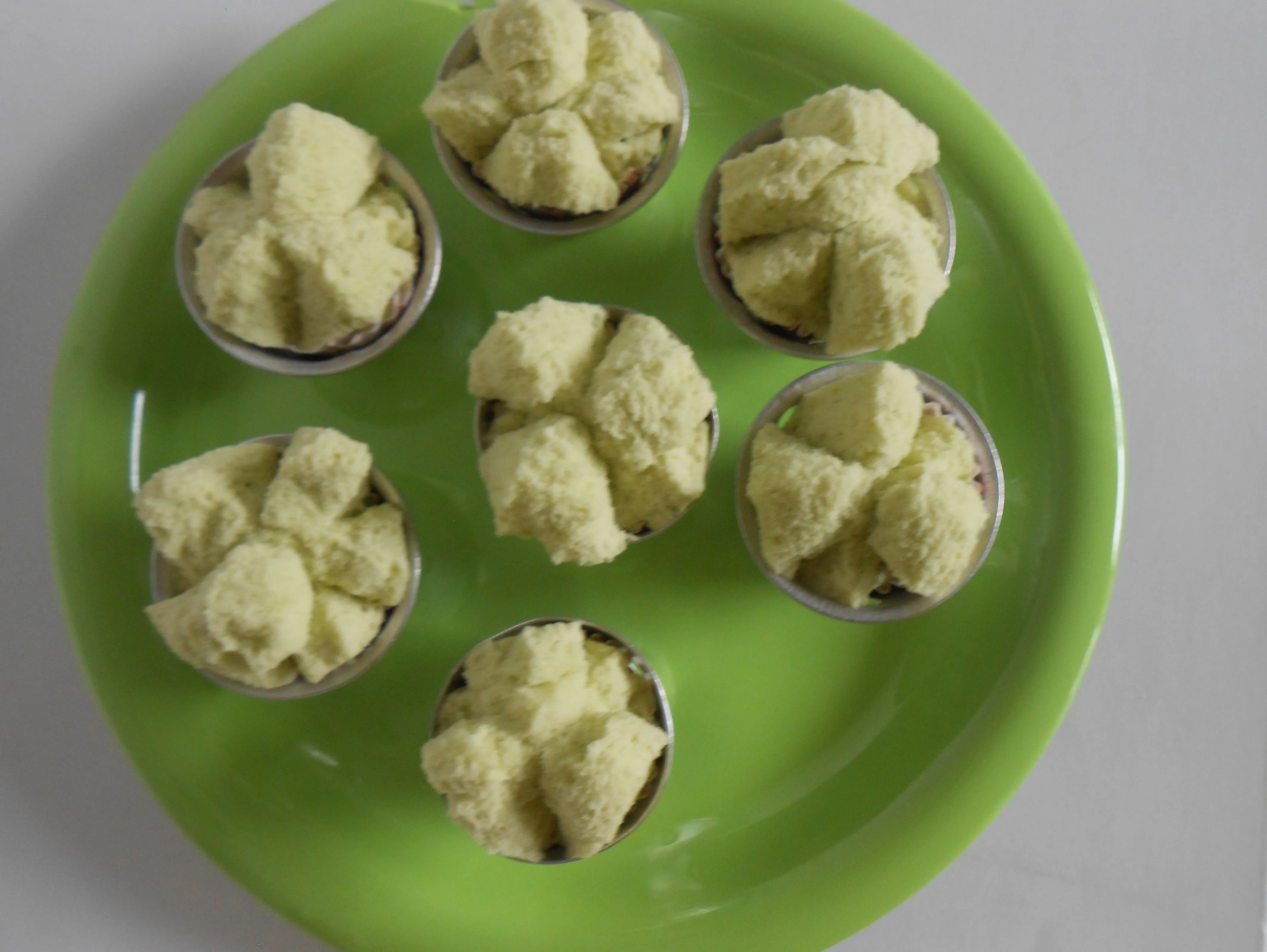 Step 6 Bolu Kukus Pandan dan Daun Suji