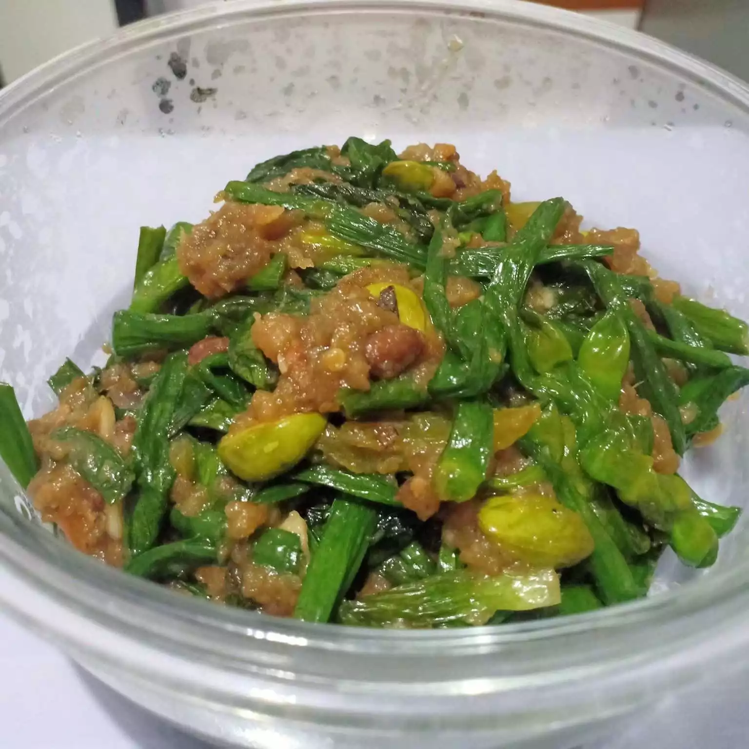 Step 5 Genjer Sambal Oncom