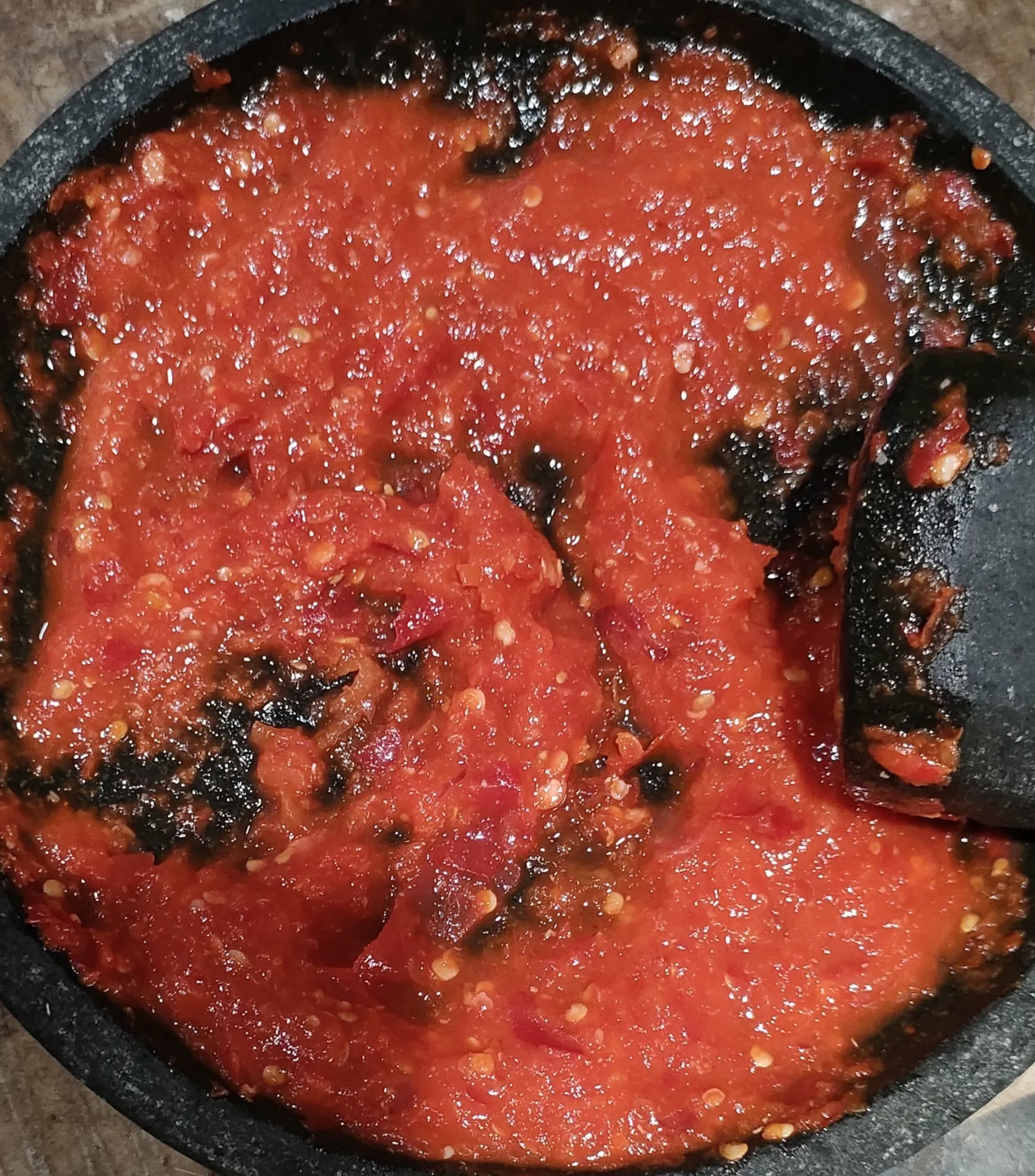Step 2 Balado Udang Petai