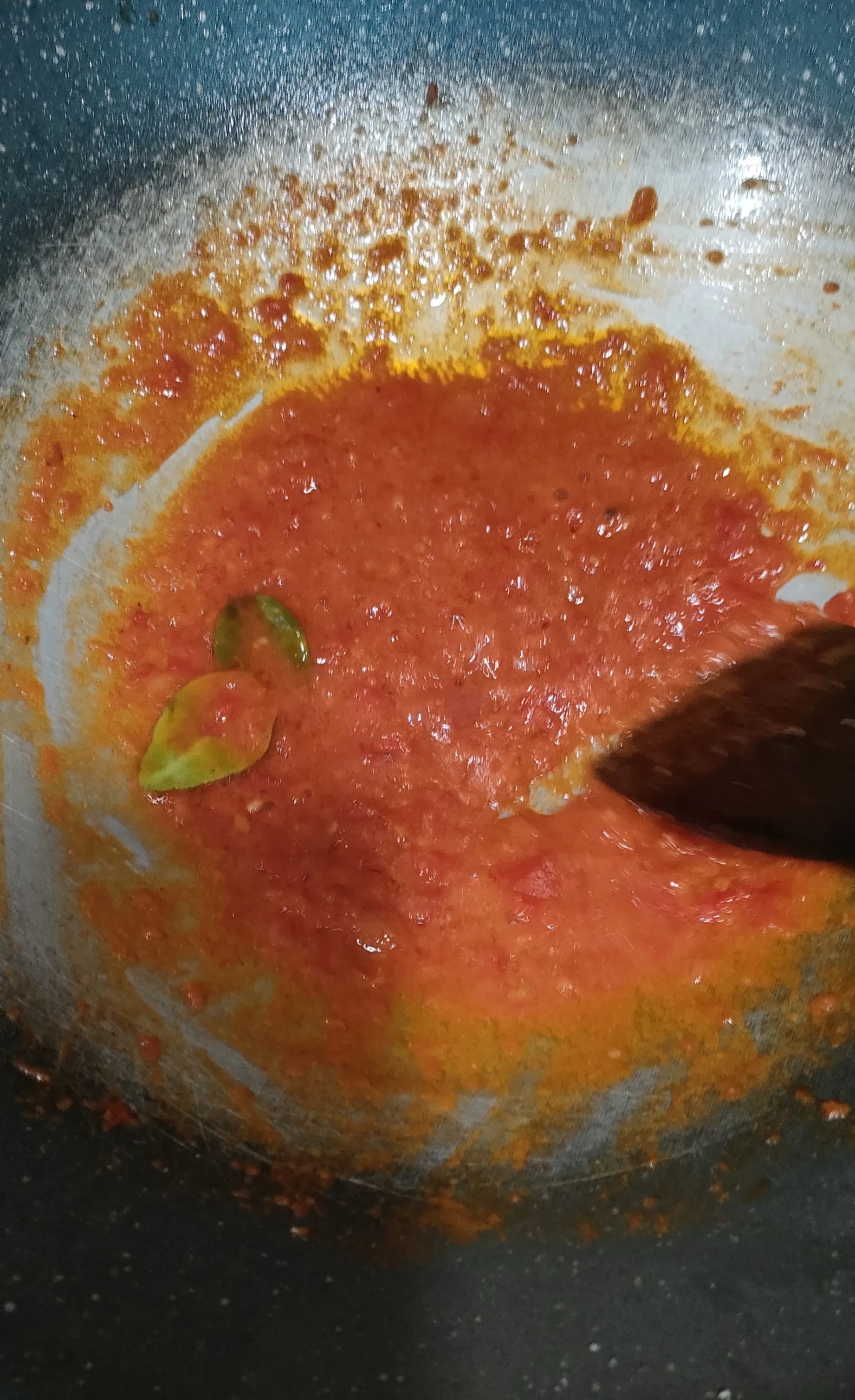 Step 3 Balado Udang Petai