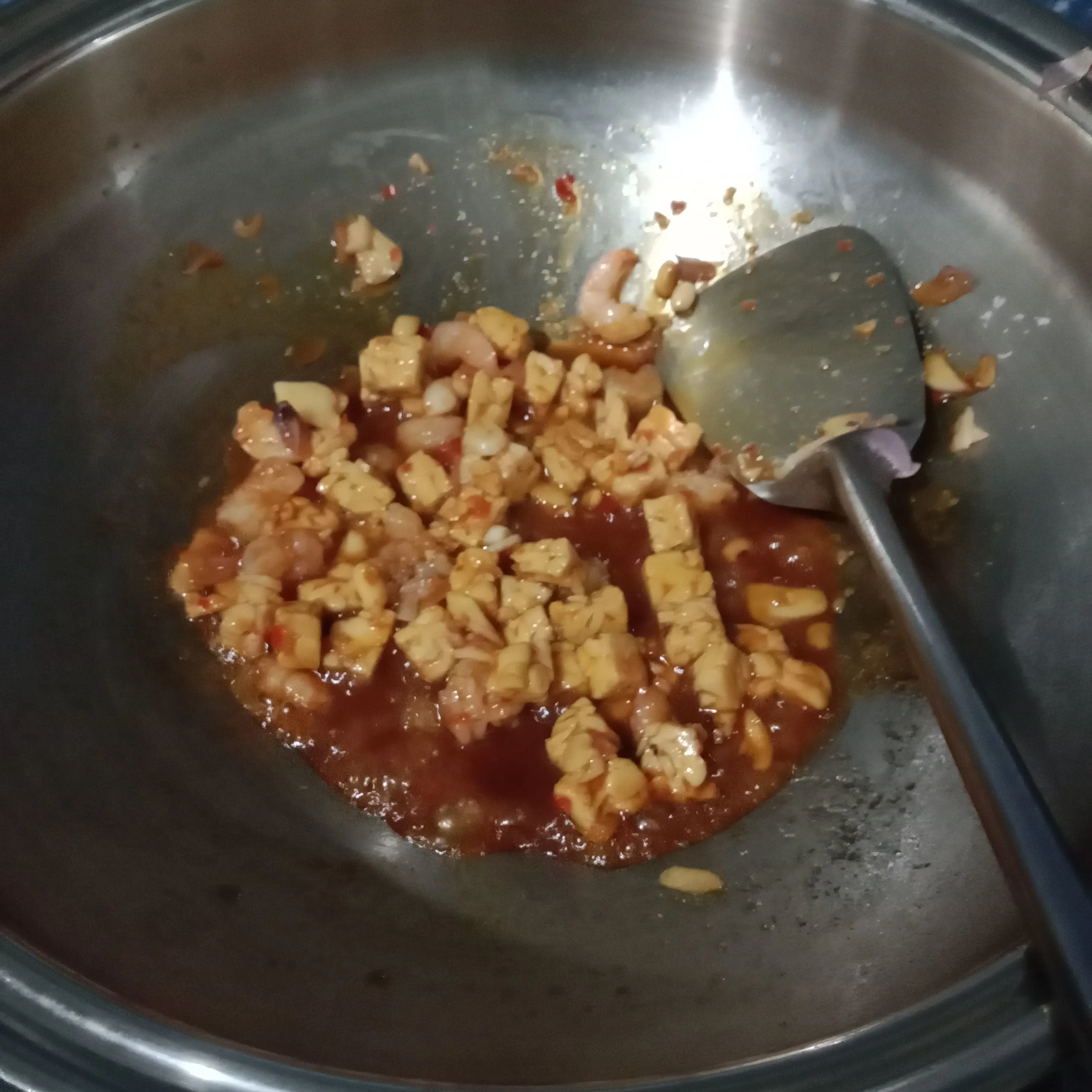 Step 5 Tempe Udang Tumis Saos Bangkok