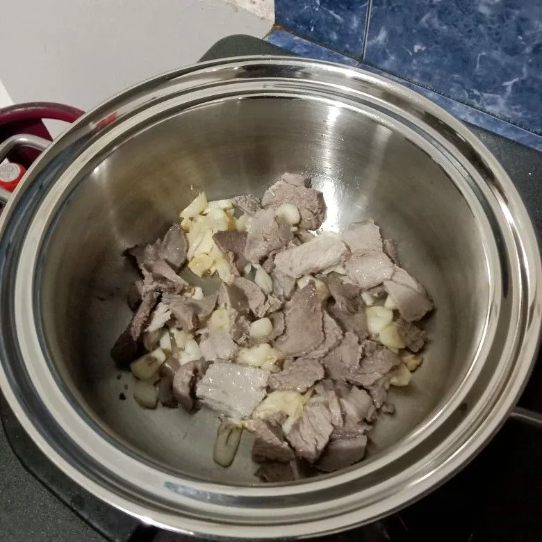Step 2 Taoge Babi Saos Teriyaki