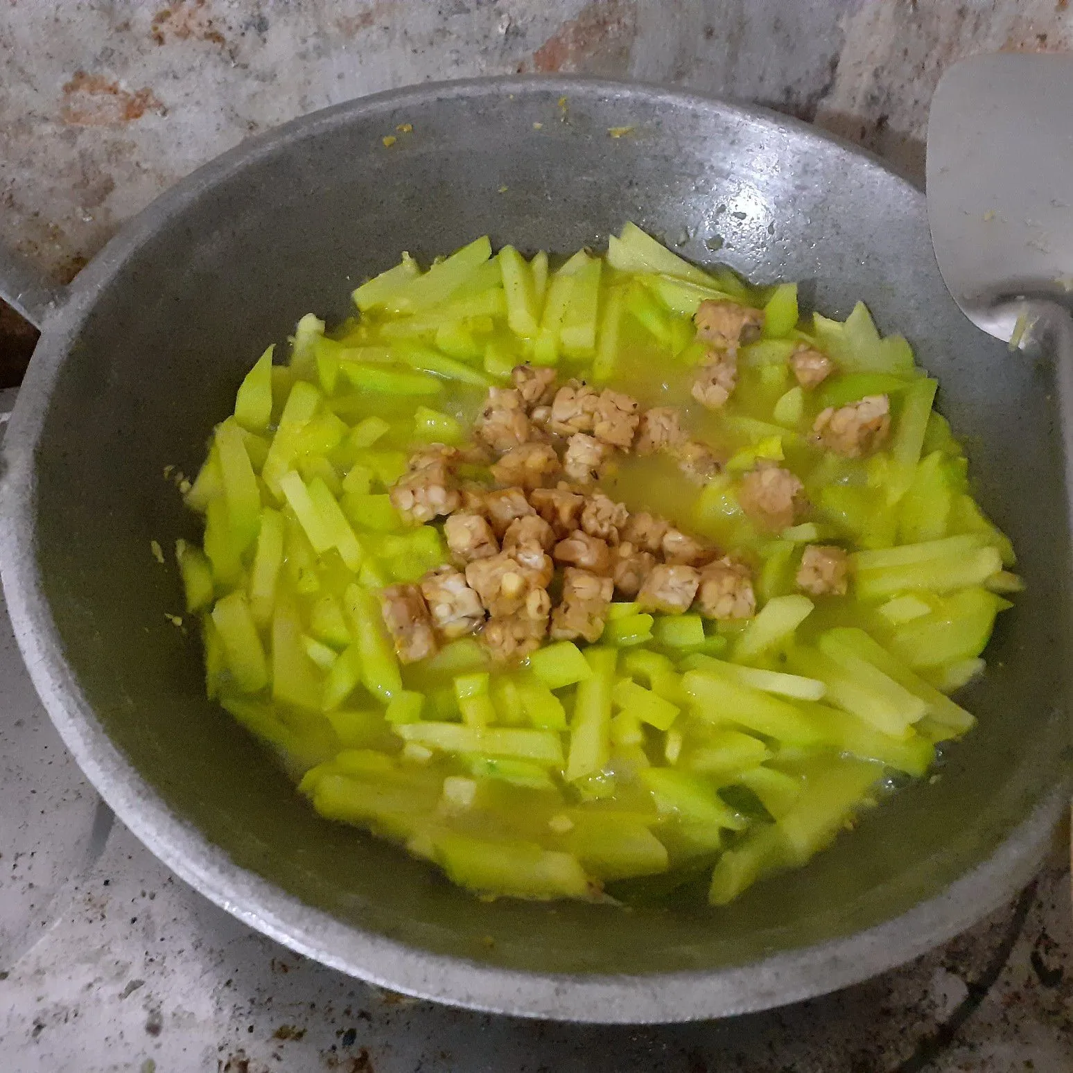 Step 6 Lodeh Labu Siam Tempe Sosis