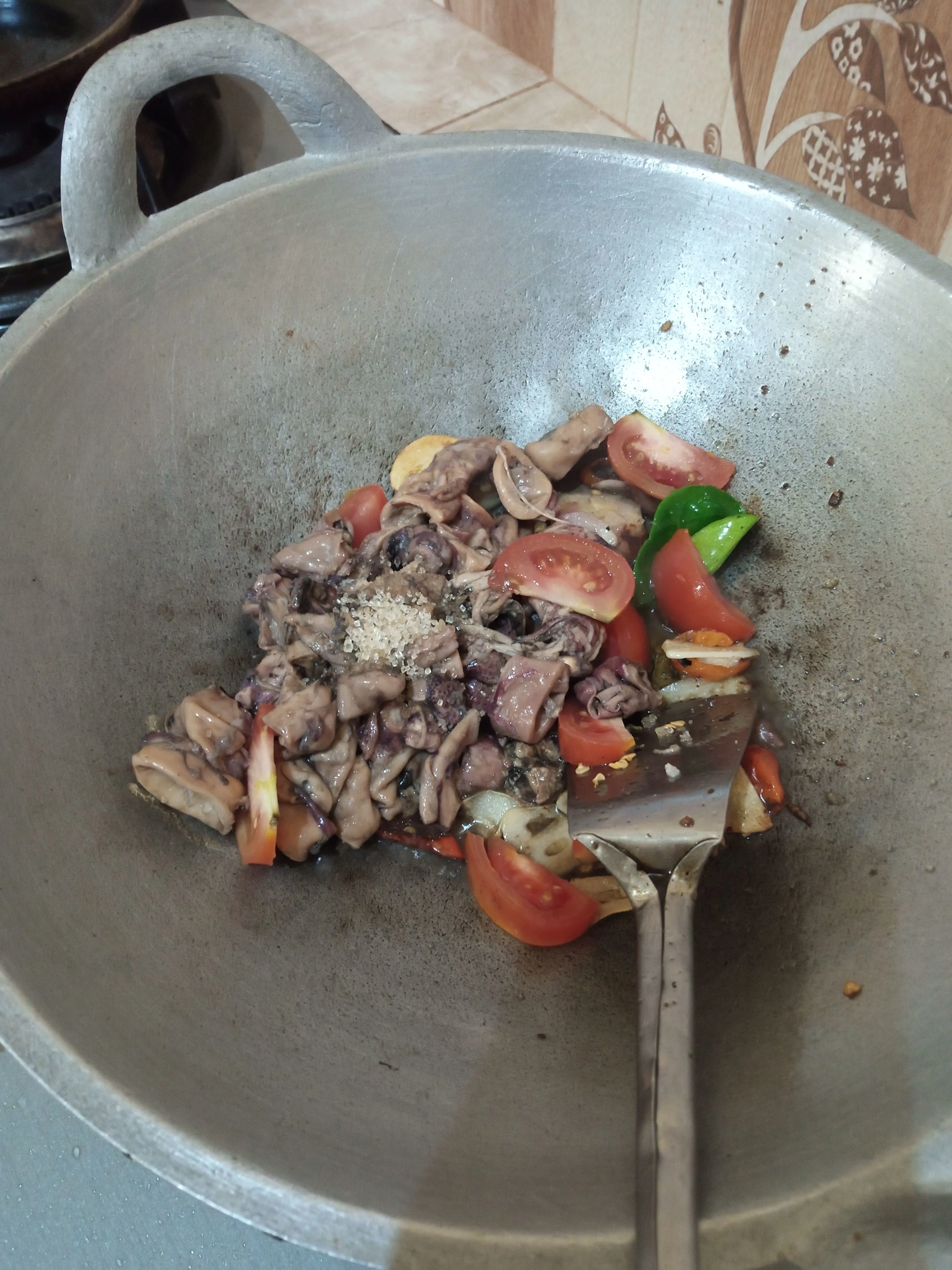Step 5 Oseng Pedas Cumi Asin