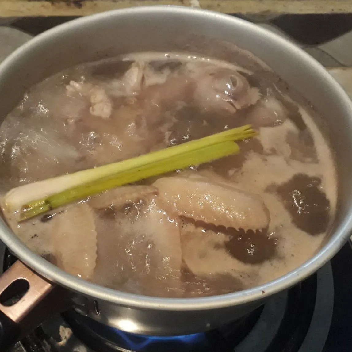 Step 1 Bubur Opor Ayam