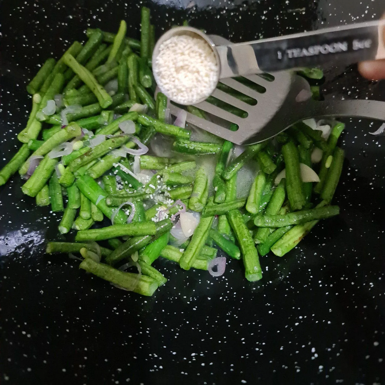 Step 6 Tumis Kacang Panjang Tahu Kuning