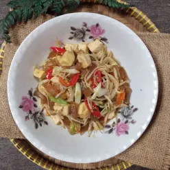 Tumis Kikil Toge Tahu