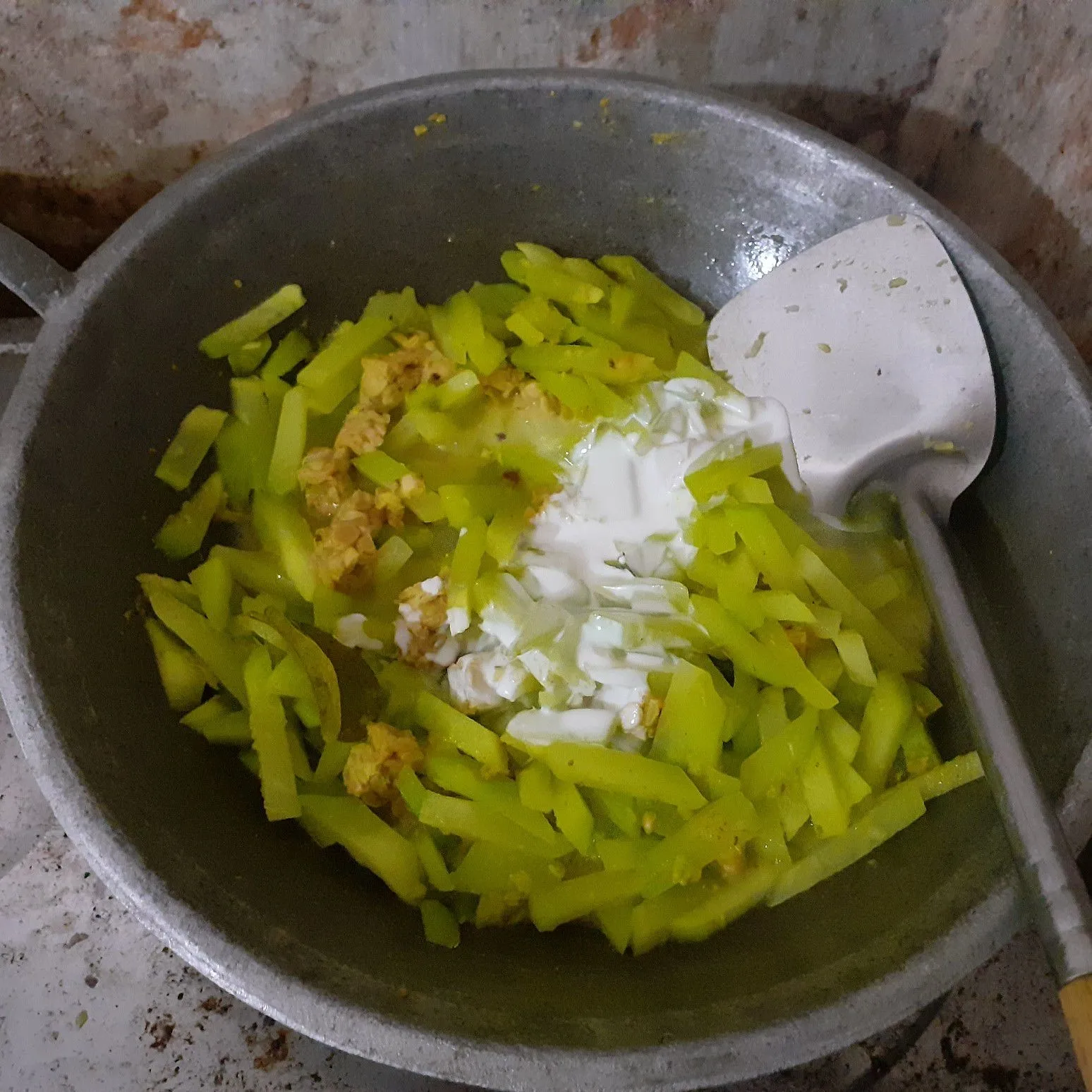 Step 7 Lodeh Labu Siam Tempe Sosis