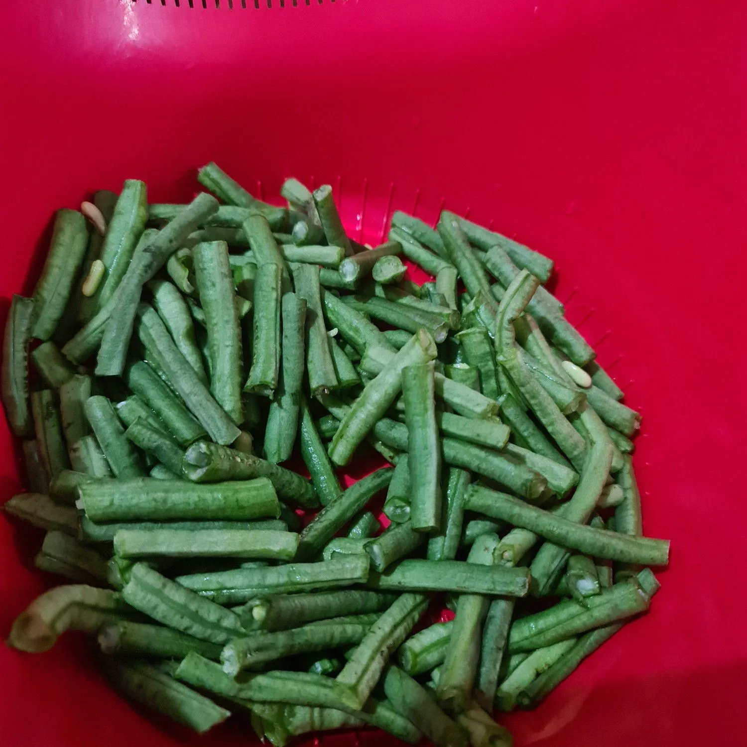 Step 1 Tumis Kacang Panjang Tahu Kuning