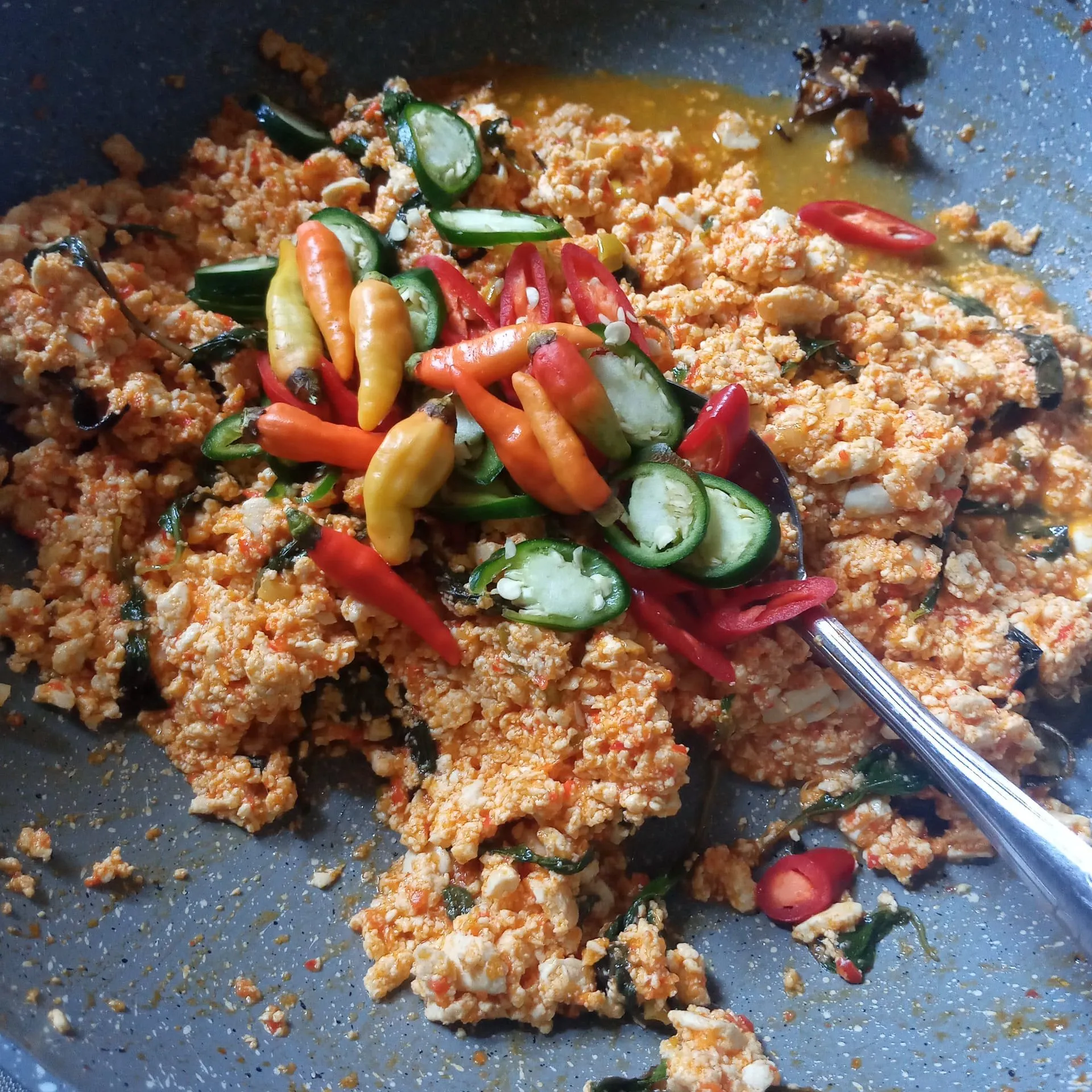 Step 5 Bothok Tahu Udang