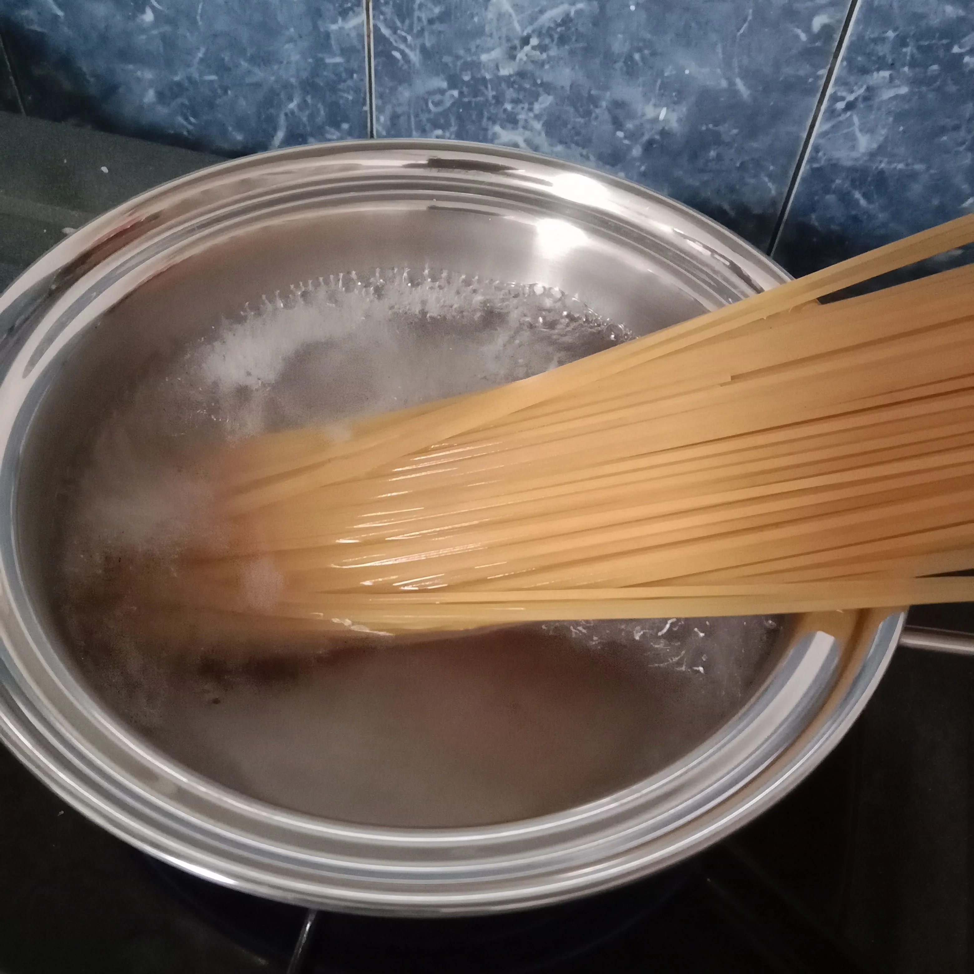 Step 1 Spagetti Kol Ungu