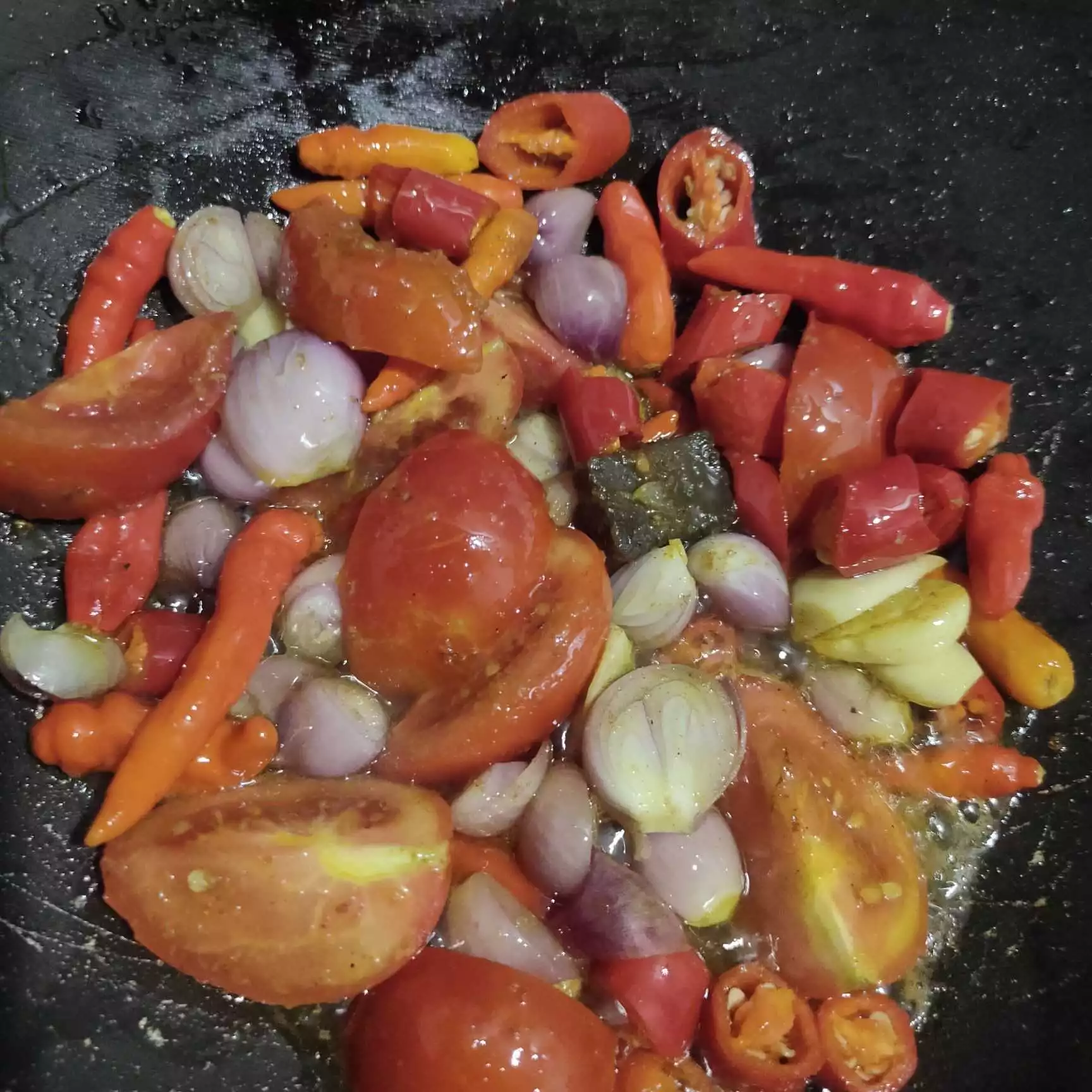 Step 5 Penyetan Iwak Pe