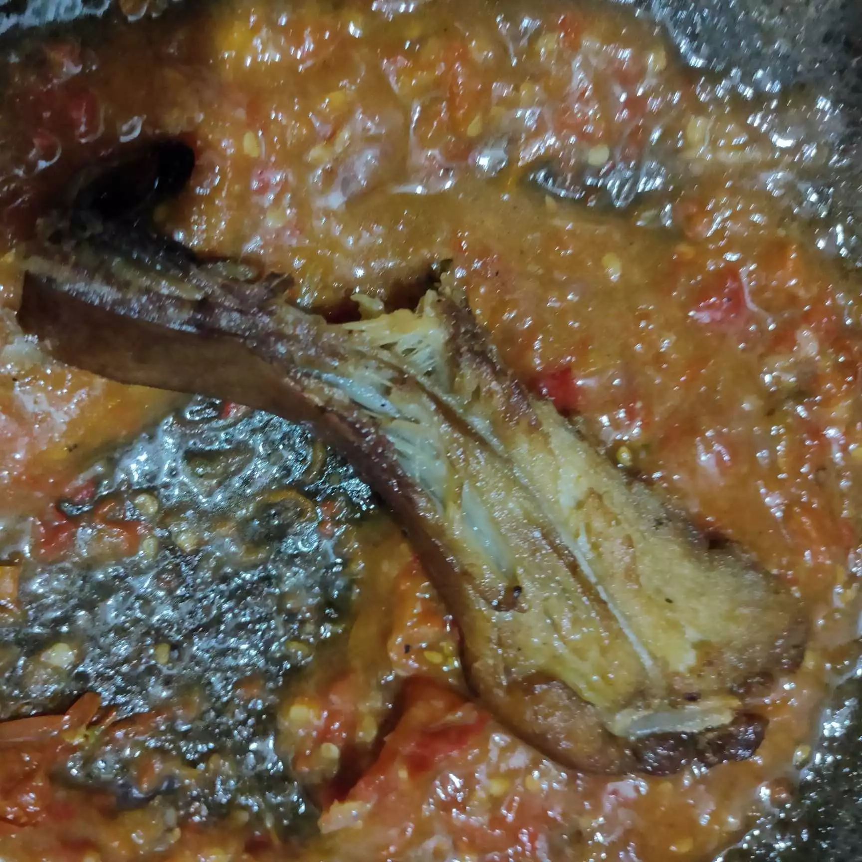 Step 7 Penyetan Iwak Pe