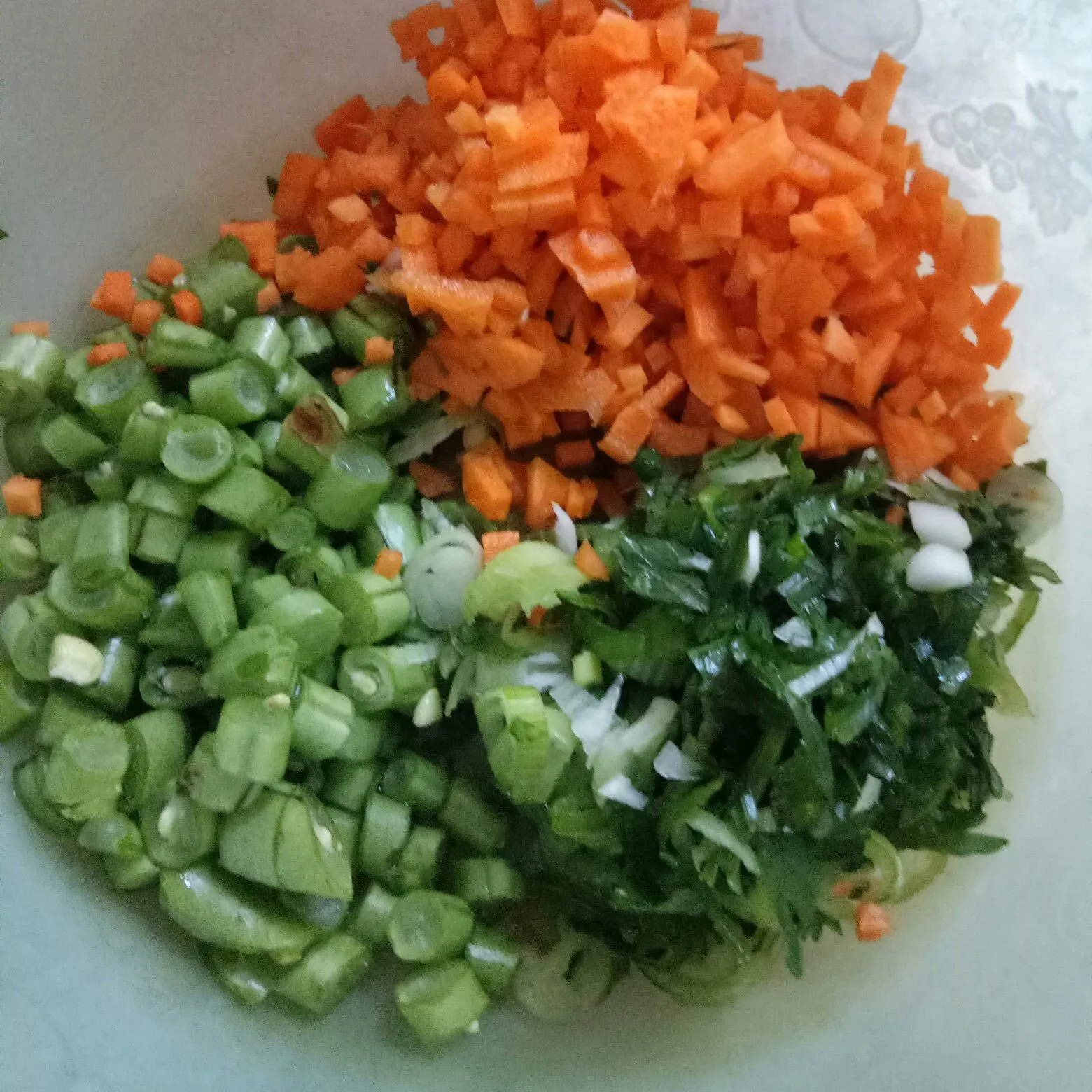 Step 1 Telur Dadar Sayur