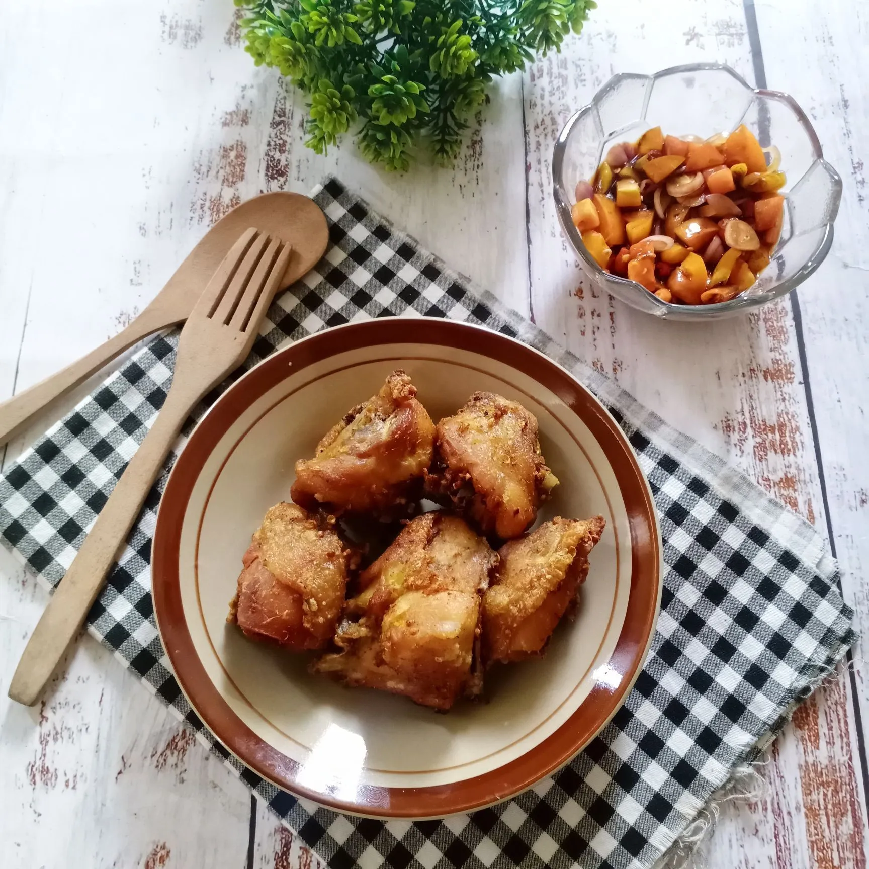 Step 7 Ayam Goreng Colo-colo