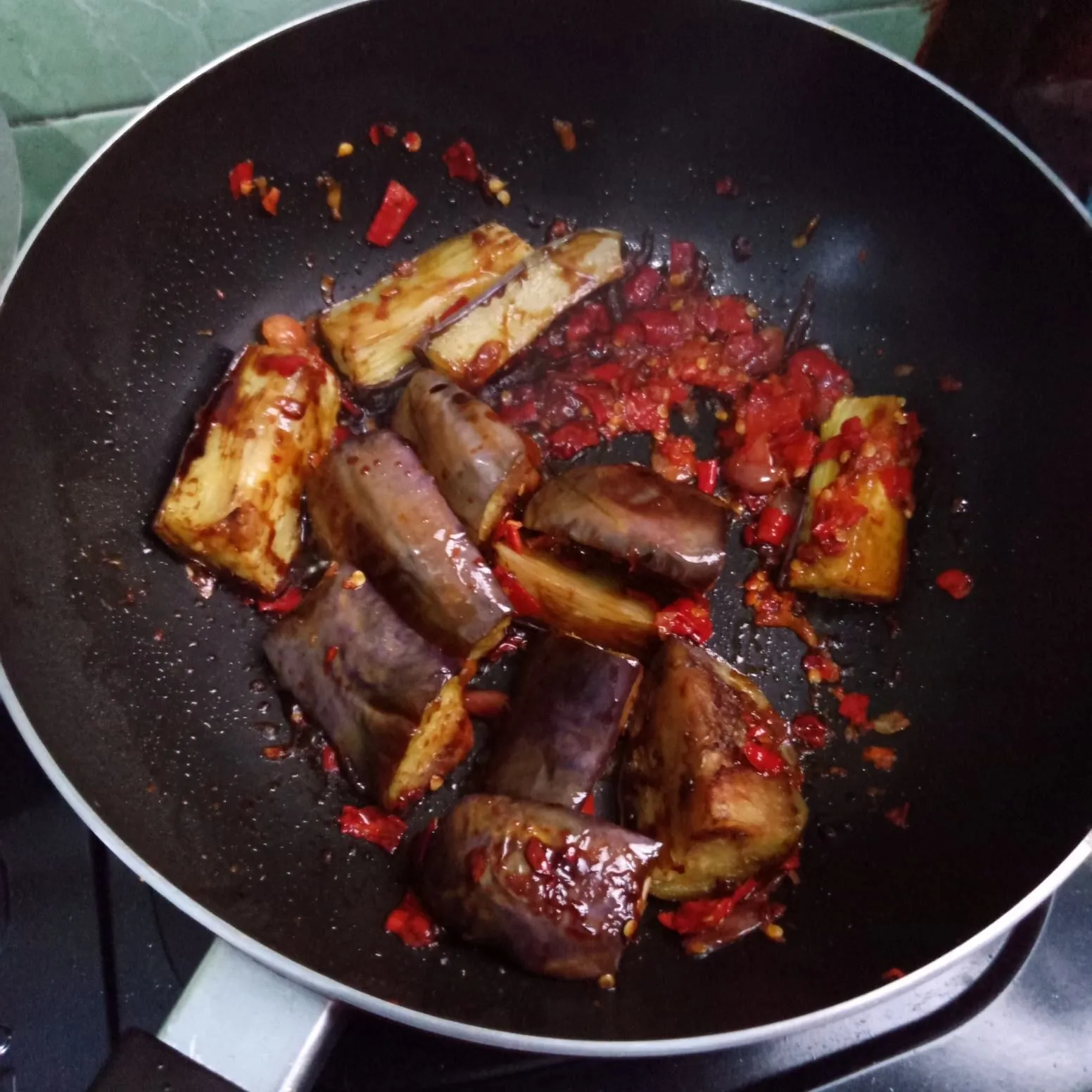 Step 5 Terong Kecap Balado