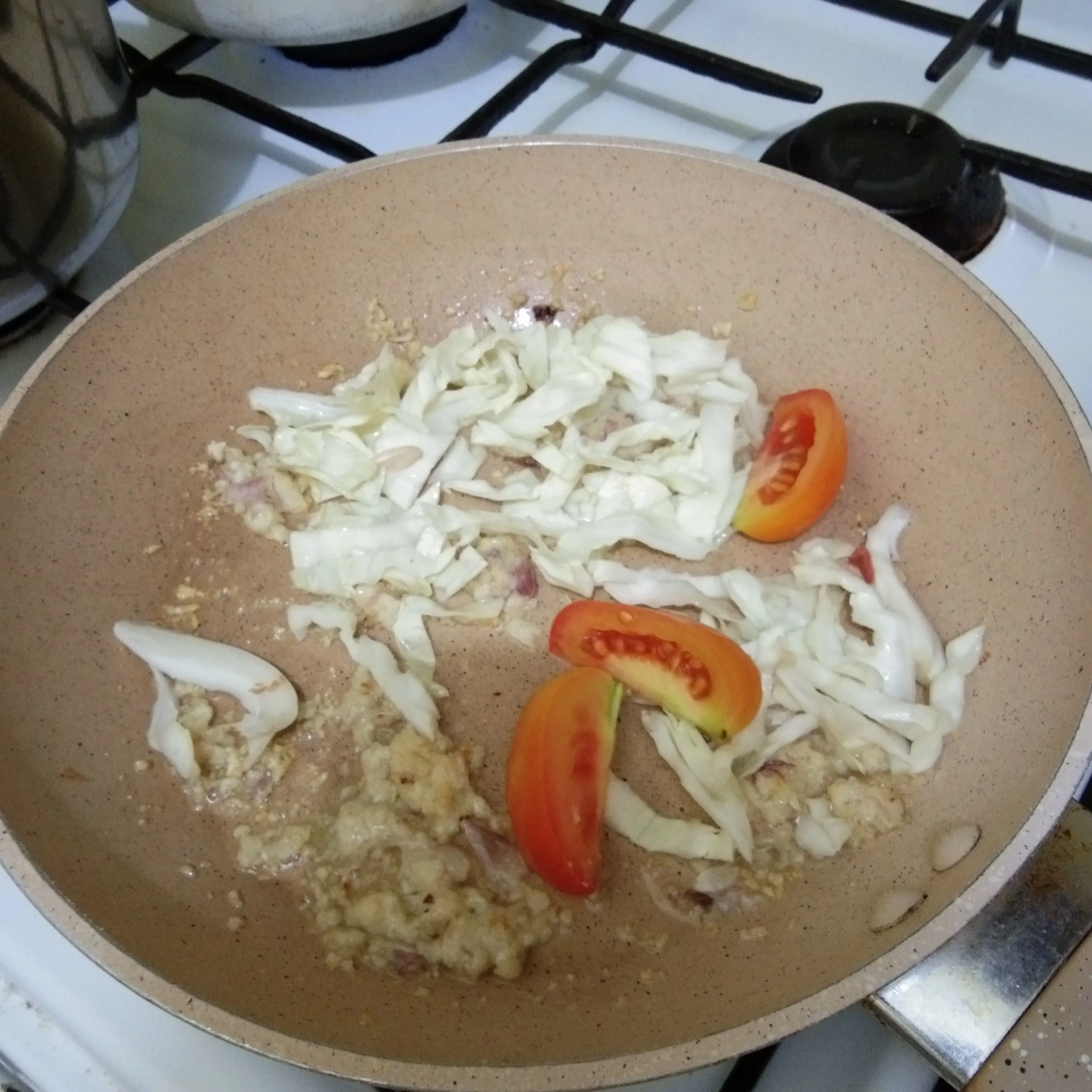 Step 3 Spaghetti Goreng Udang