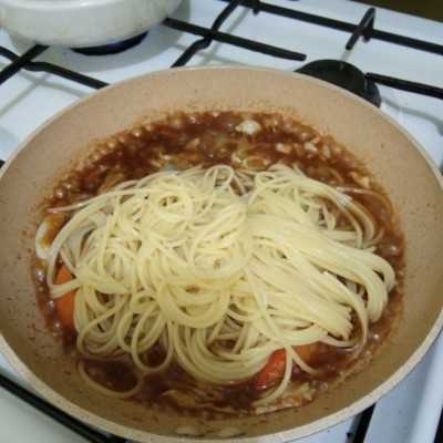 Step 5 Spaghetti Goreng Udang