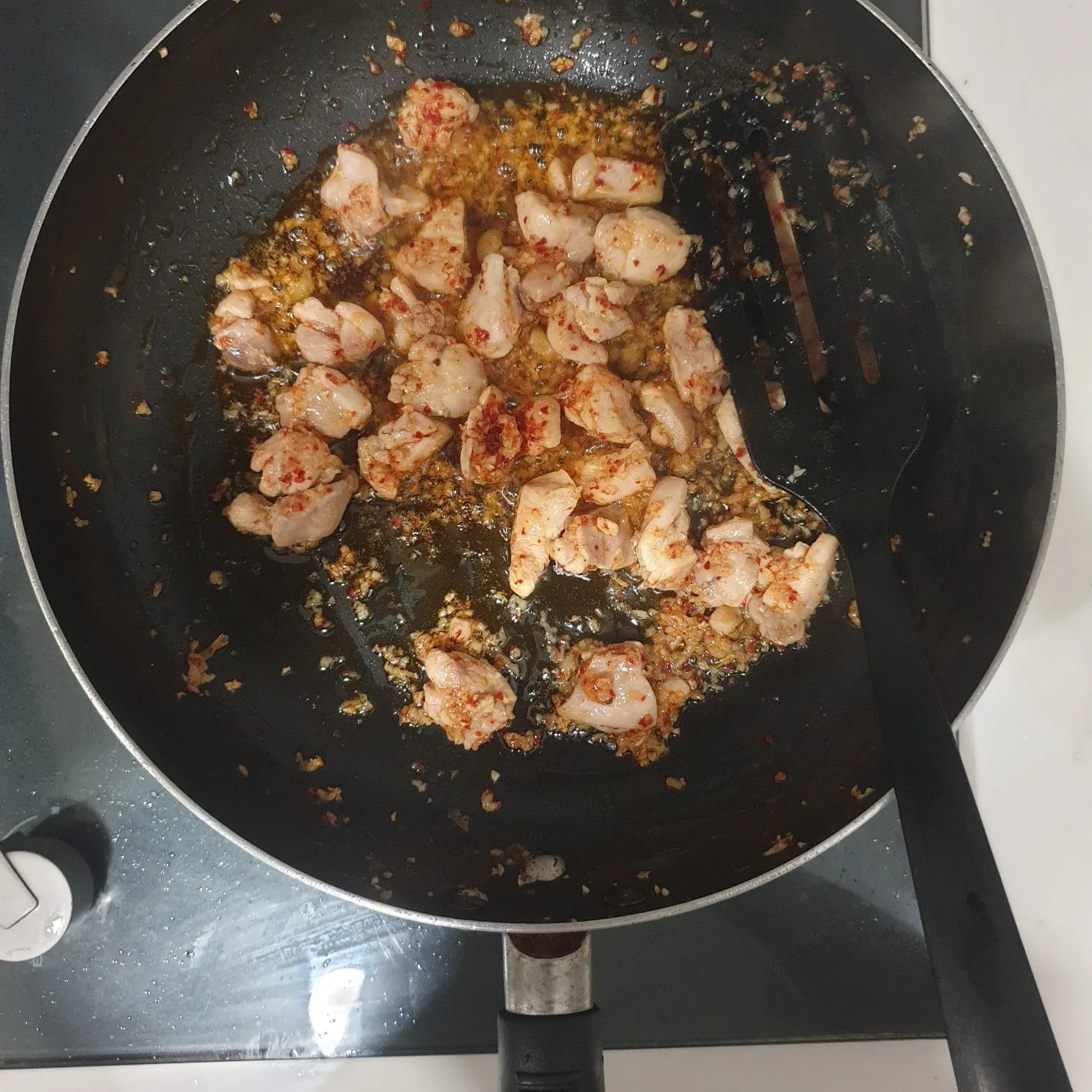 Step 4 Chicken Pesto Spaghetti