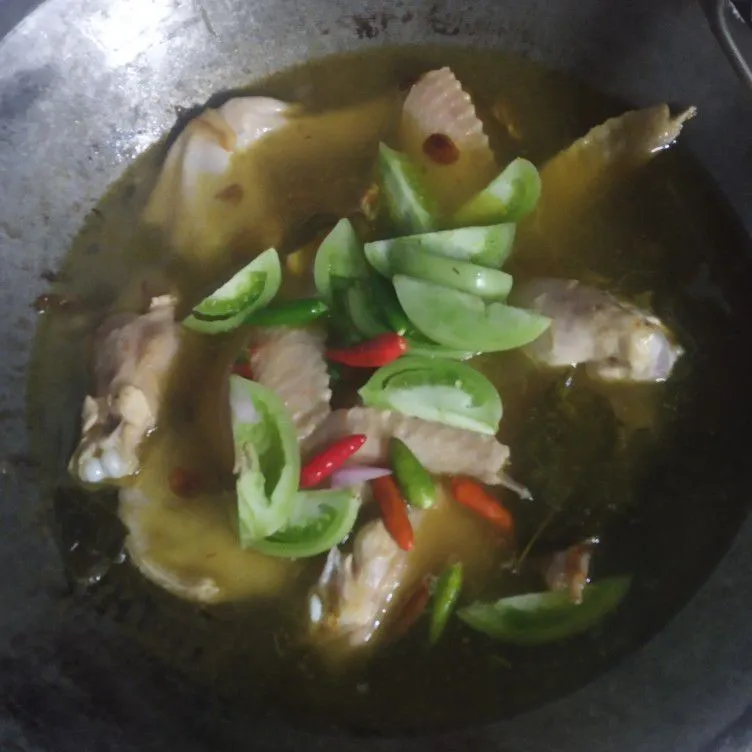 Step 5 Ayam Pindang Bumbu Iris