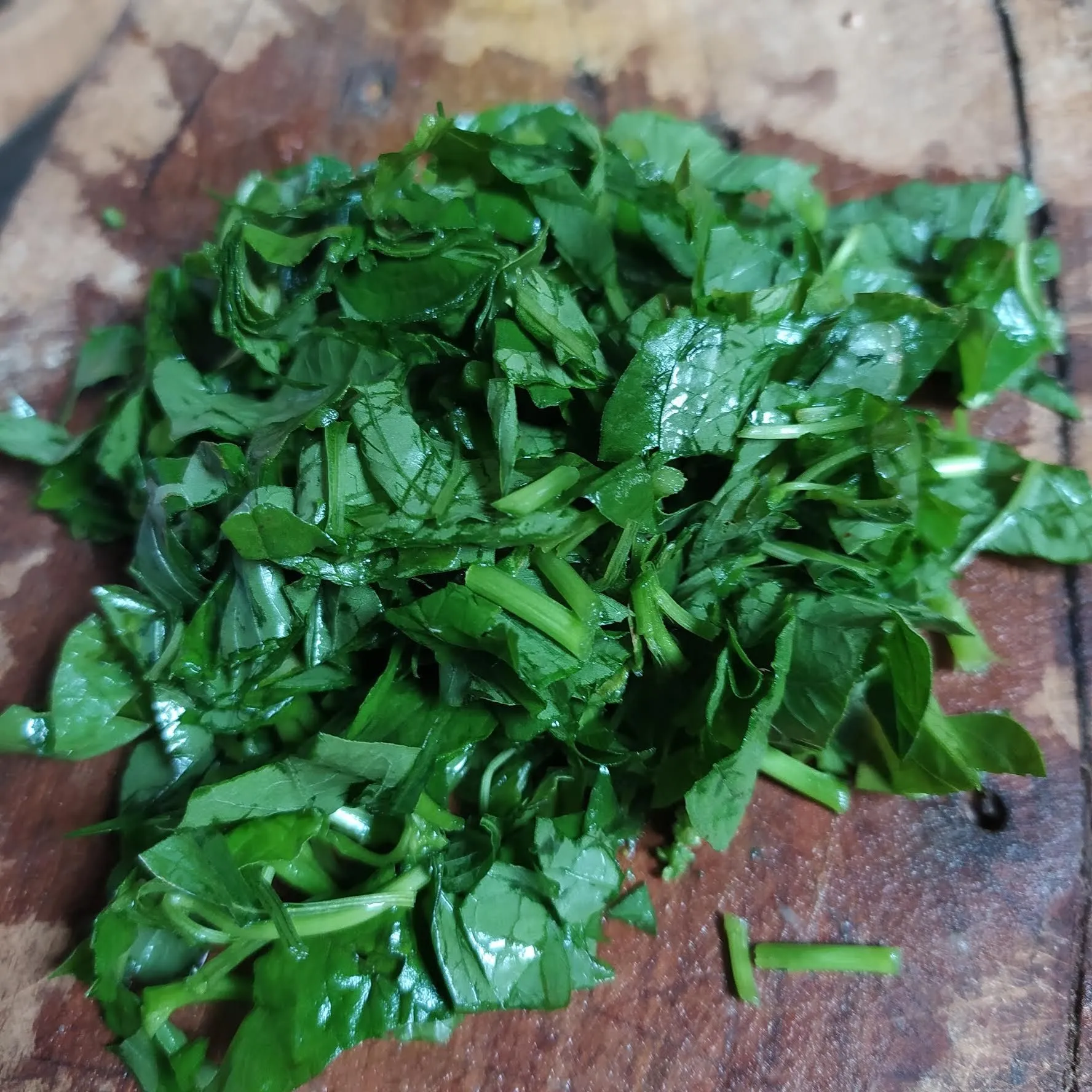 Step 1 Bakwan Bayam Yummy