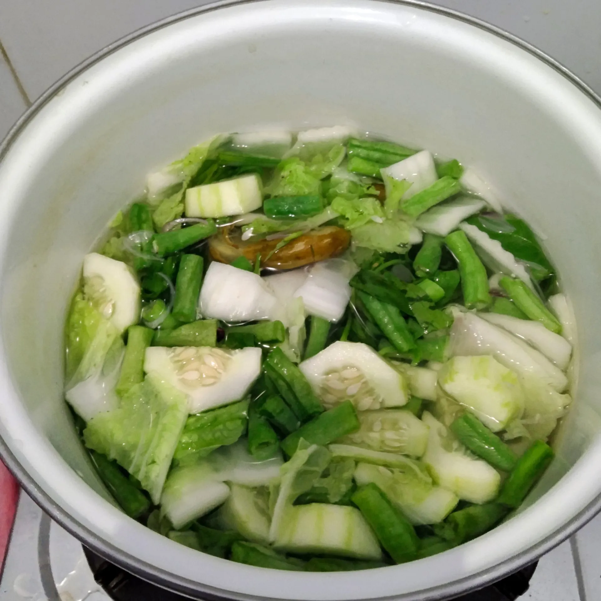 Step 5 sayur asem bumbu racik