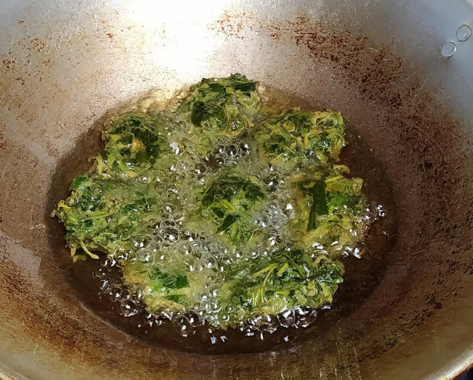 Step 4 Bakwan Bayam Yummy