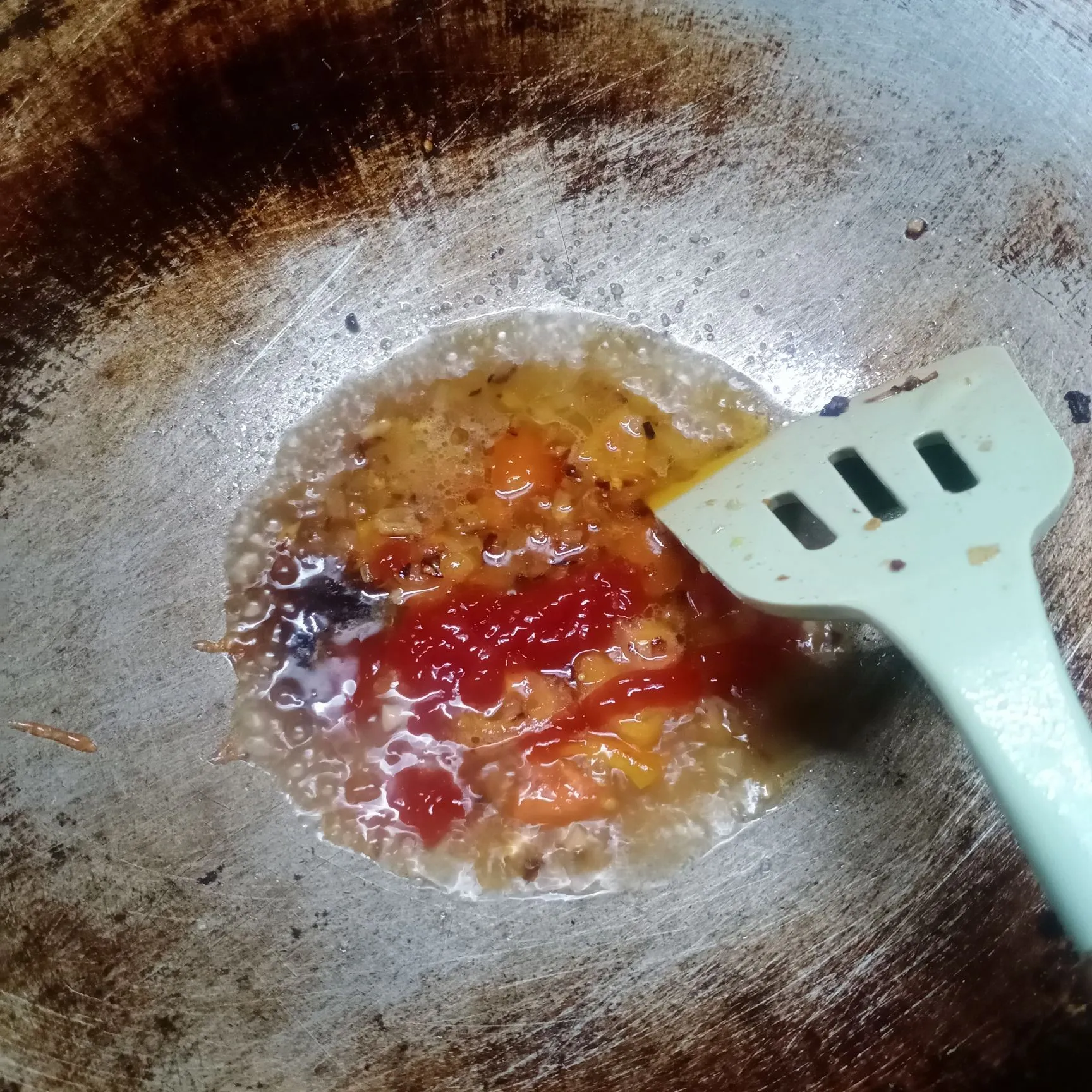 Step 5 Sosis dan Telur Asam Manis