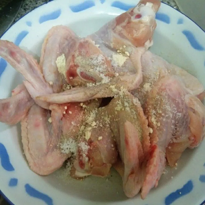 Step 1 Ayam Crispy Sambal Embe