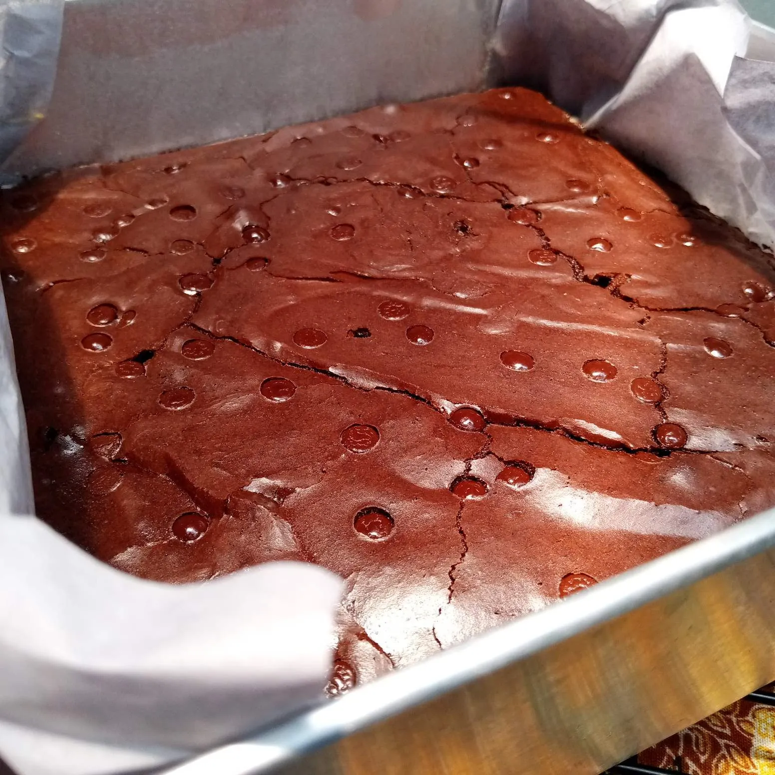 Step 7 Shiny Crust Brownies