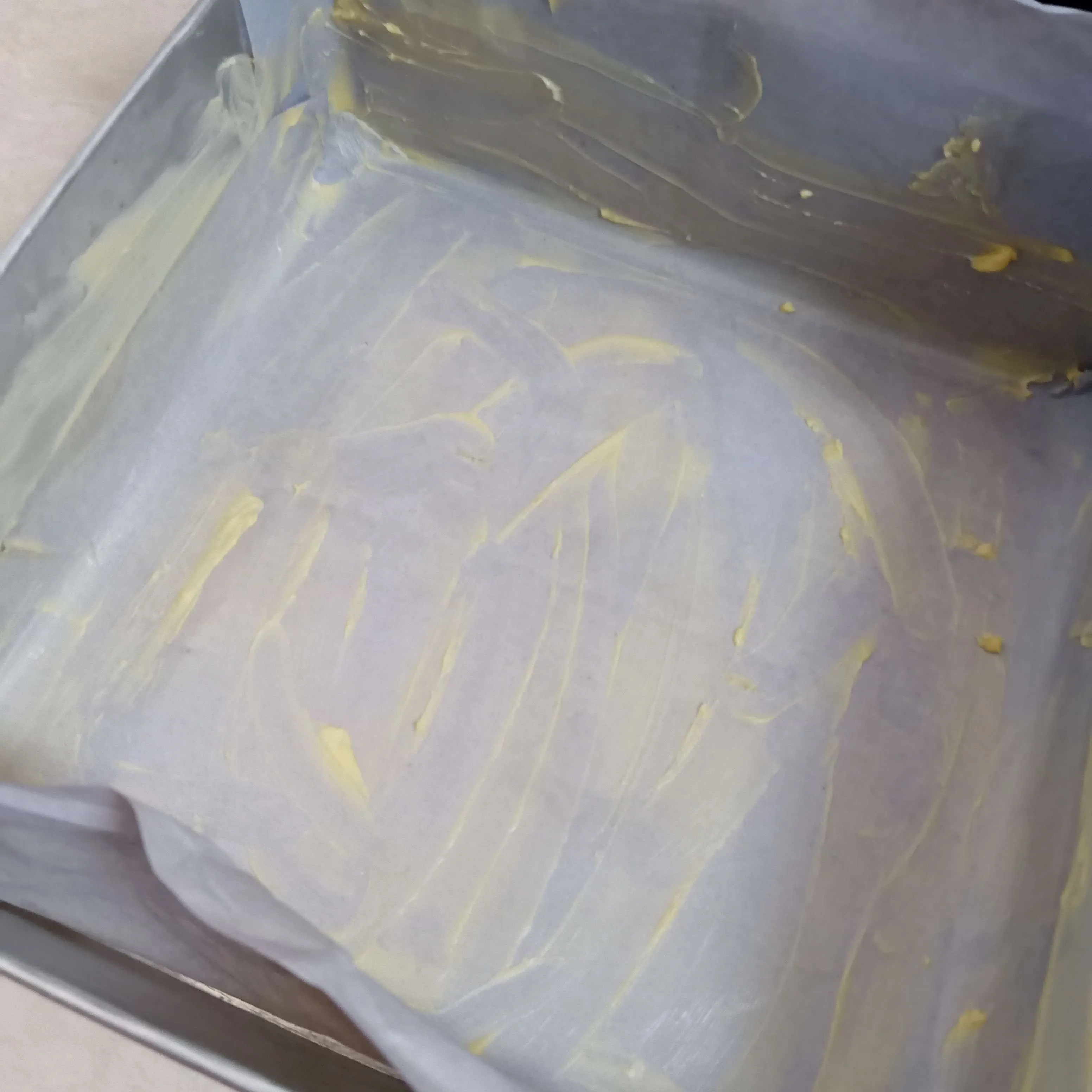 Step 1 Shiny Crust Brownies