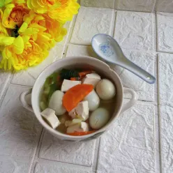 Sayur Tahu Telur Puyuh