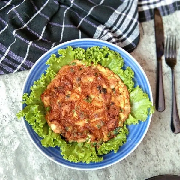 Taburi dengan cabai bubuk.