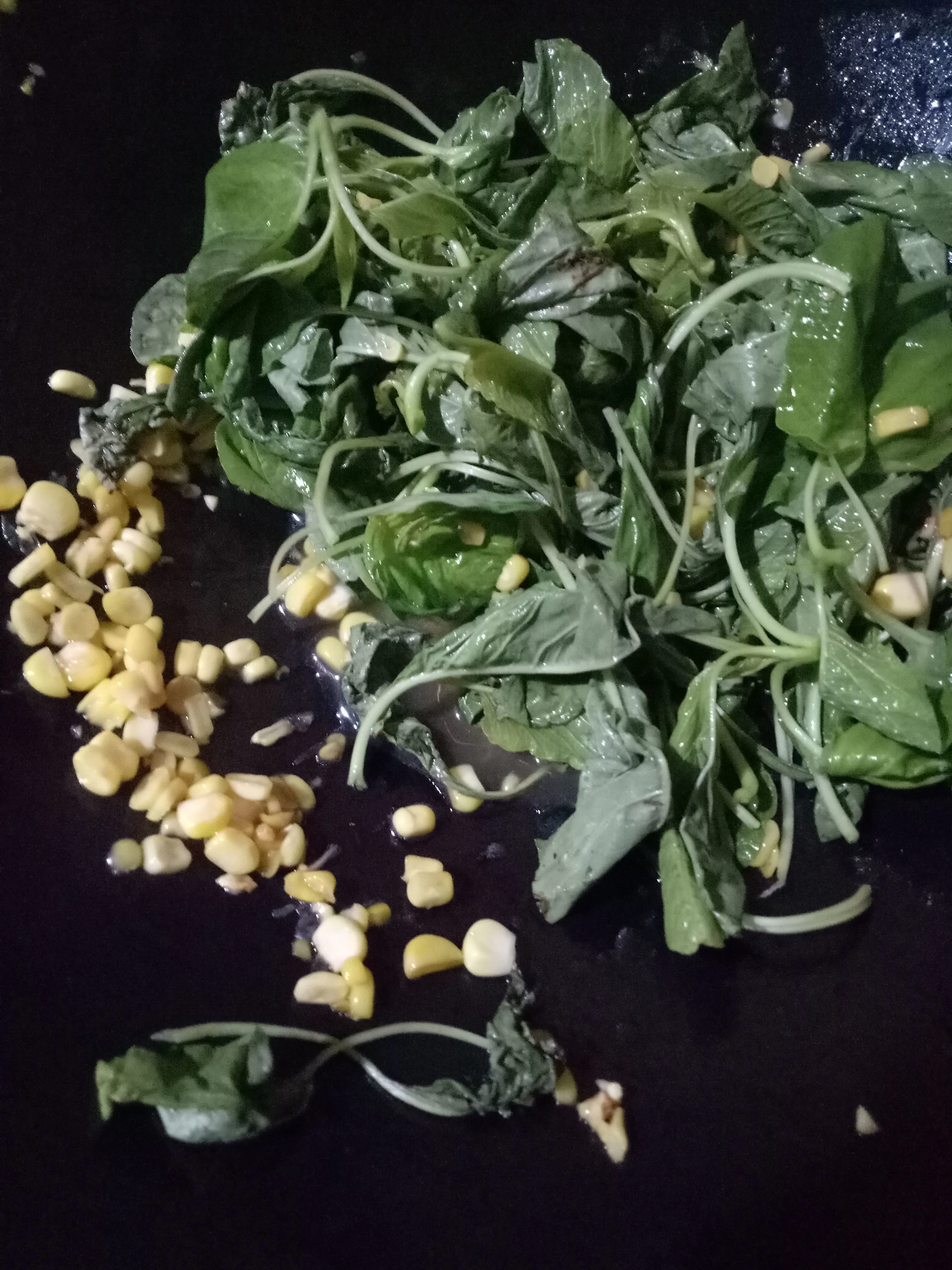 Step 4 Sayur Bayam Saos Tiram