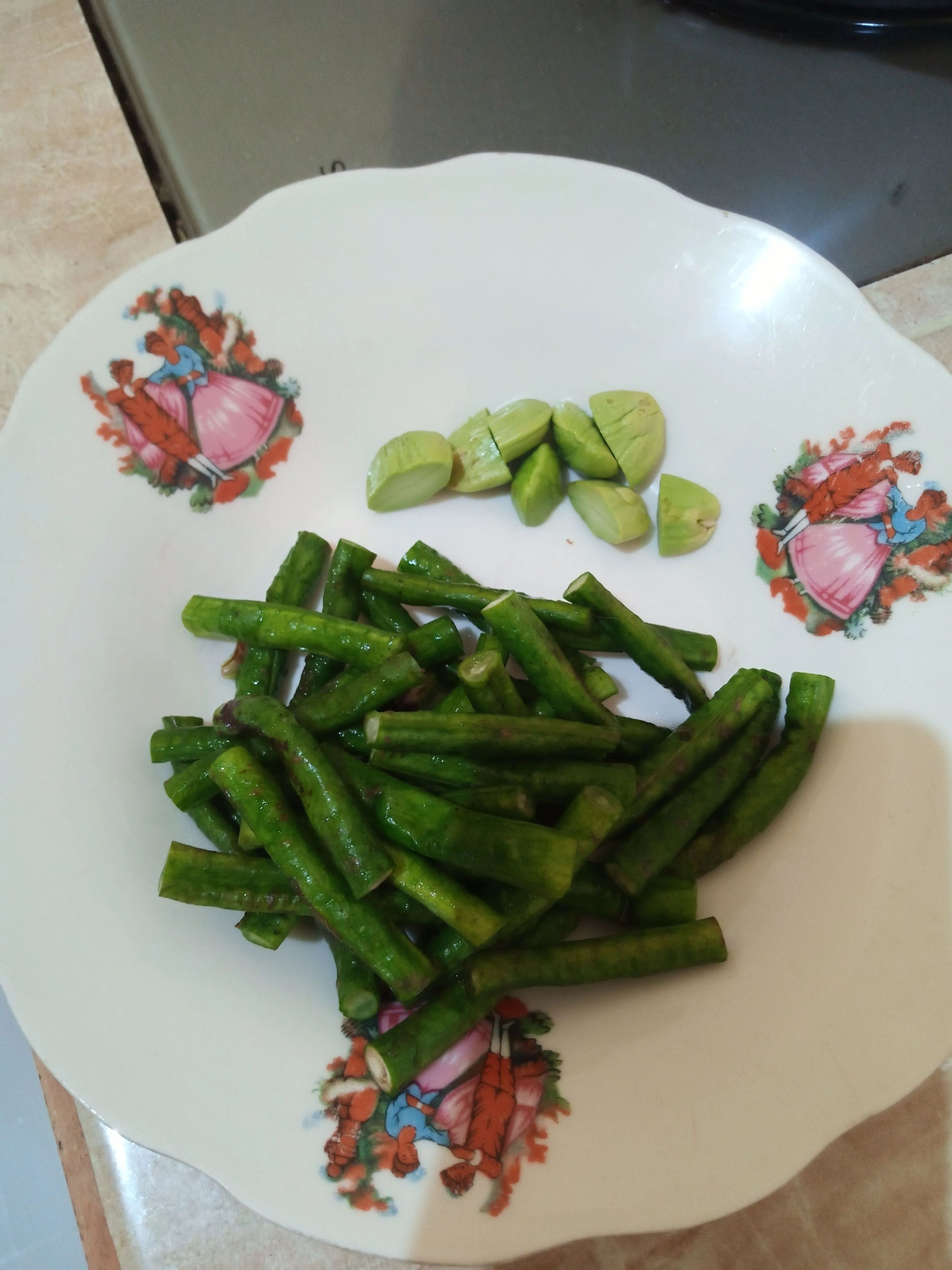 Step 2 Sambal Patin Kacang Panjang
