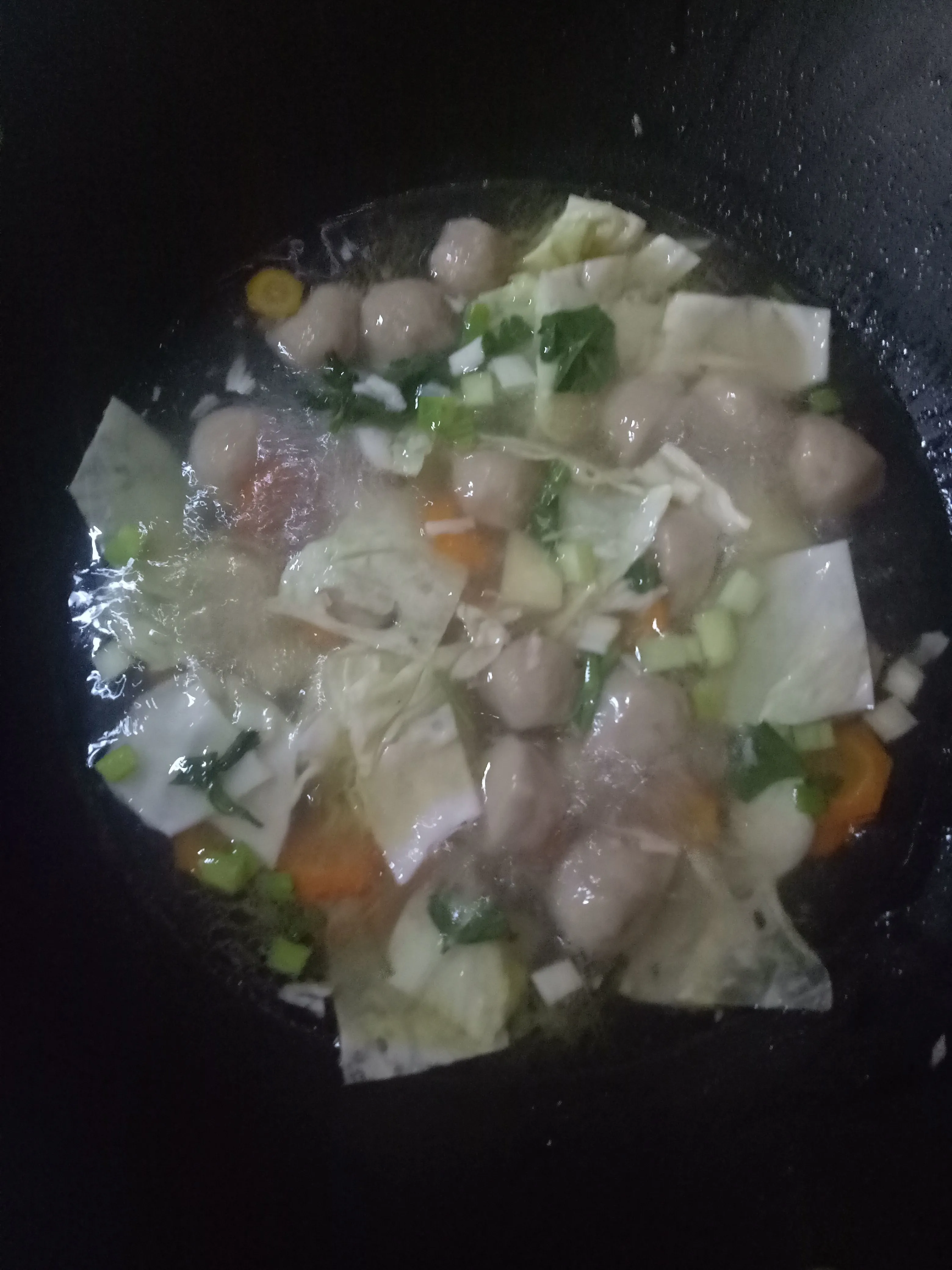 Step 5 Tumis Sayur Bakso