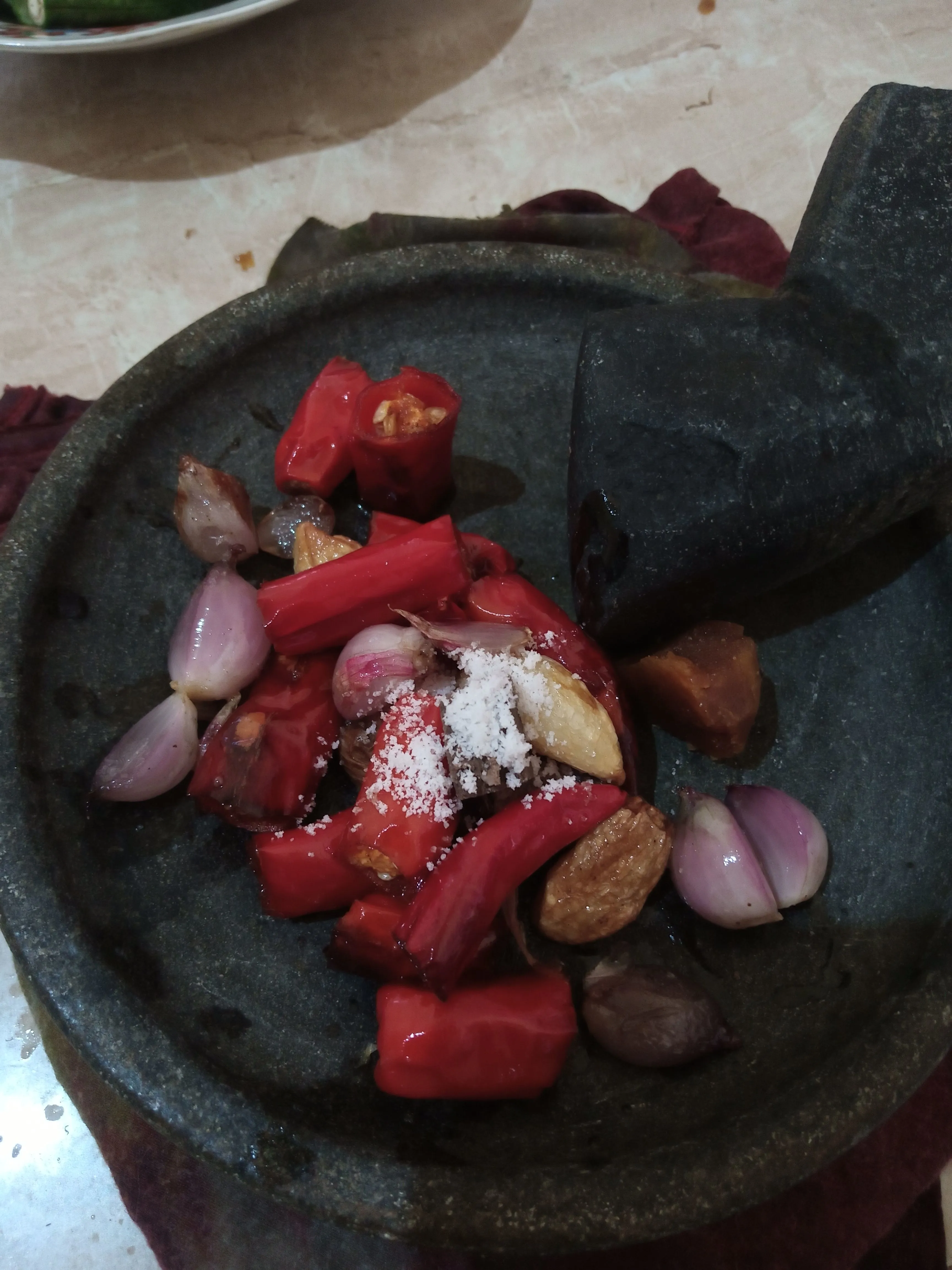 Step 3 Sambal Patin Kacang Panjang