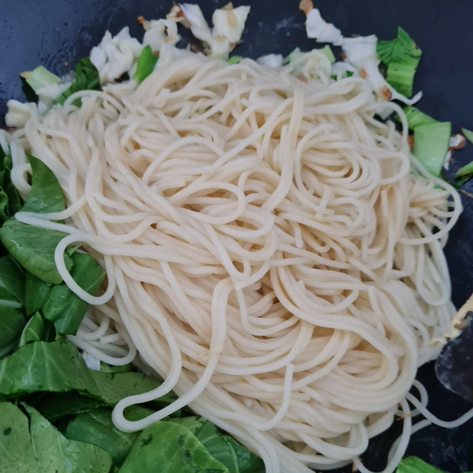 Step 5 Spaghetti Gireng Tek - Tek