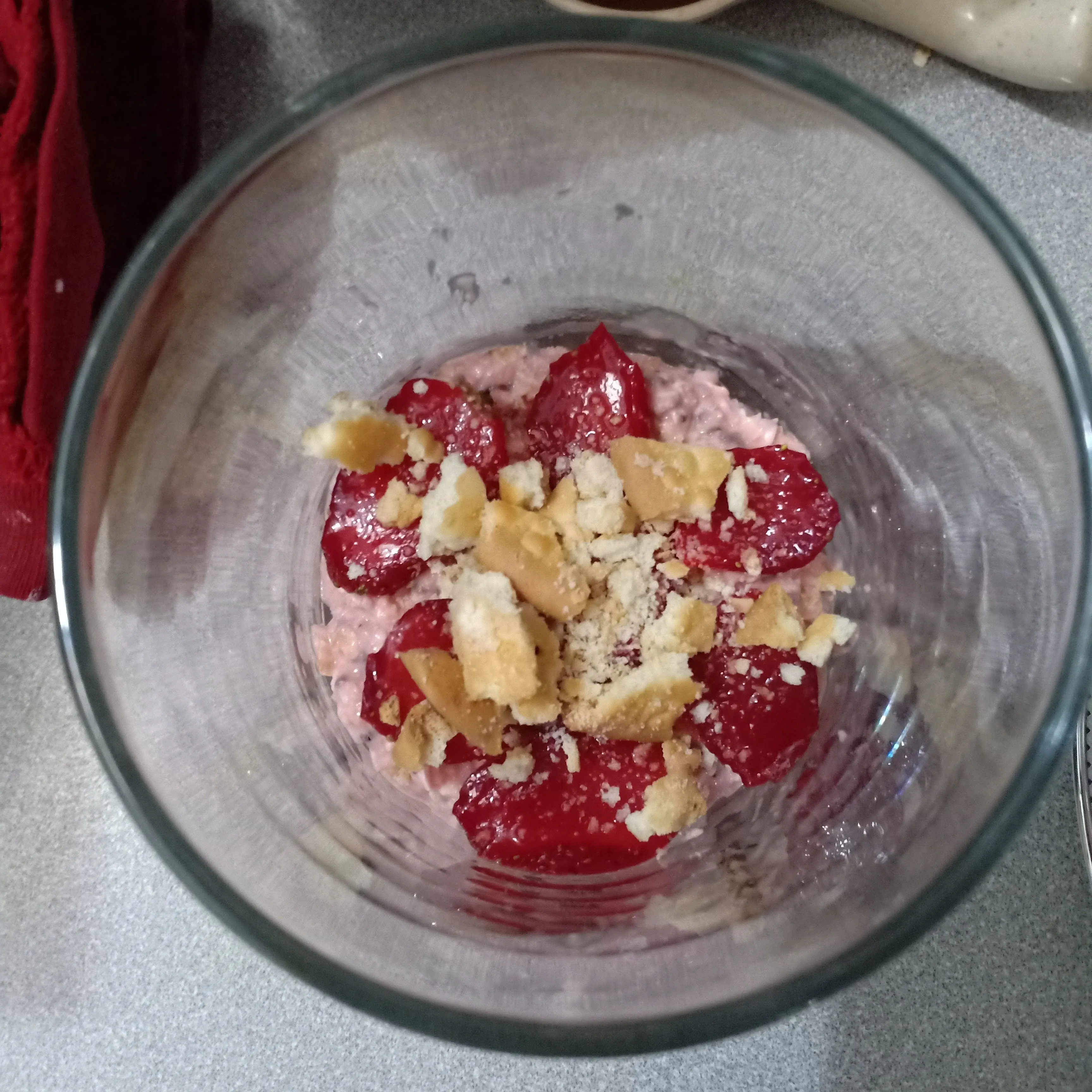 Step 3 Strawberry Cheesecake Oats