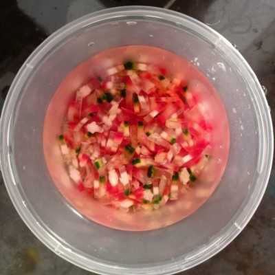 Step 1 Kolak Kacang Hijau Mix Pacar Cina