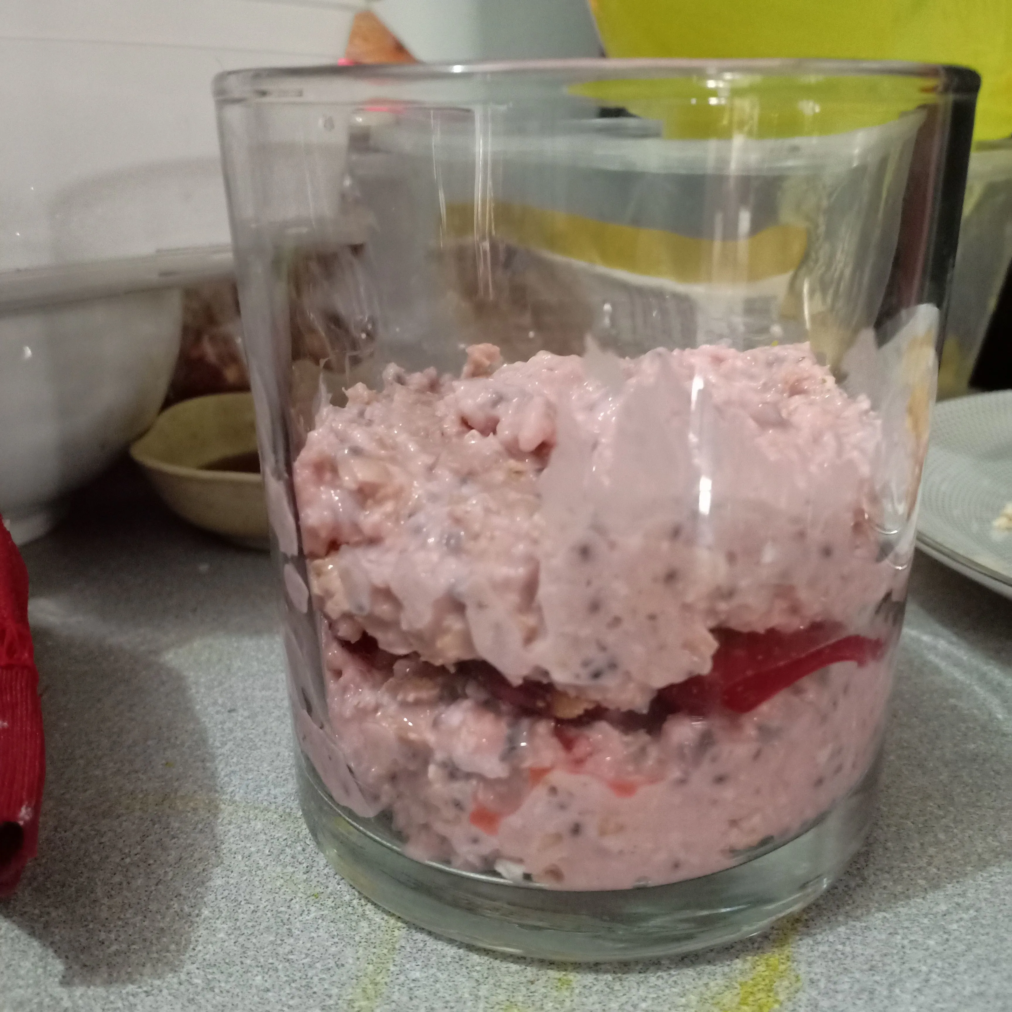 Step 4 Strawberry Cheesecake Oats