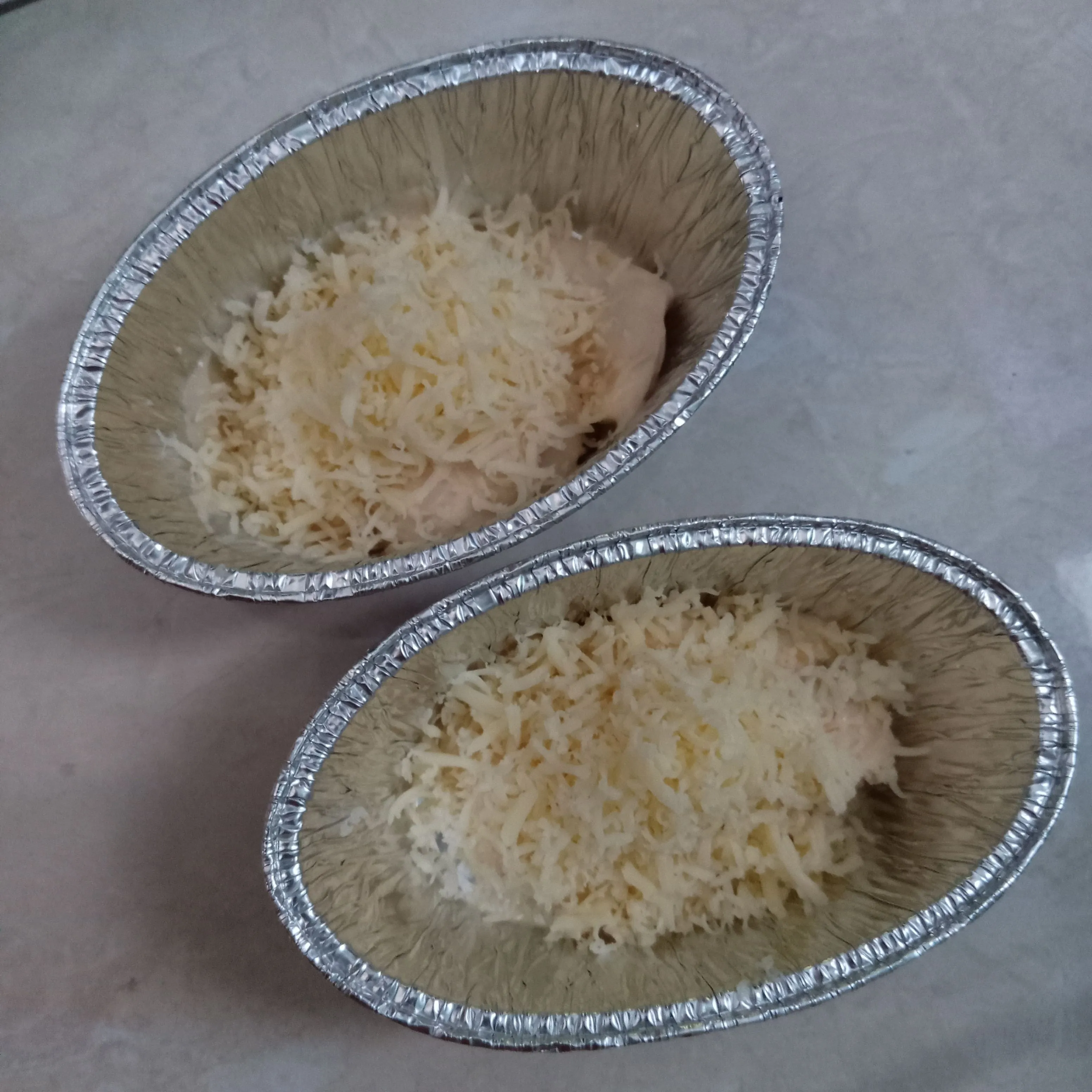 Step 4 Pisang Kukus Mozarella