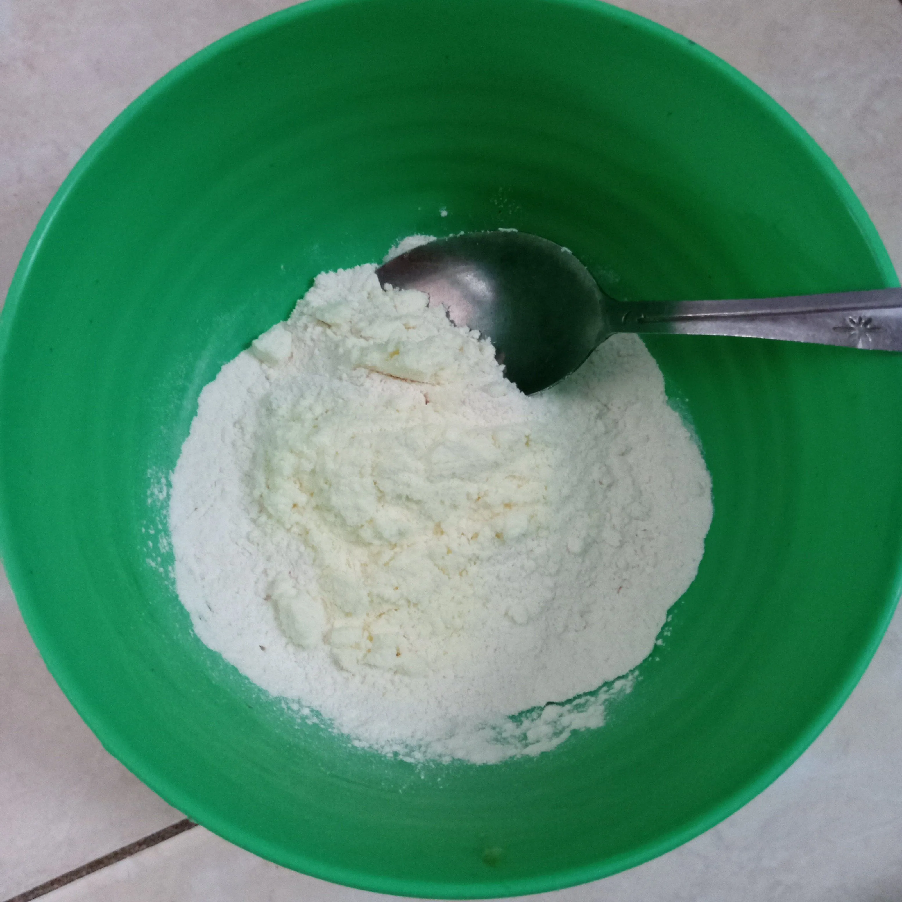 Step 1 Pisang Kukus Mozarella