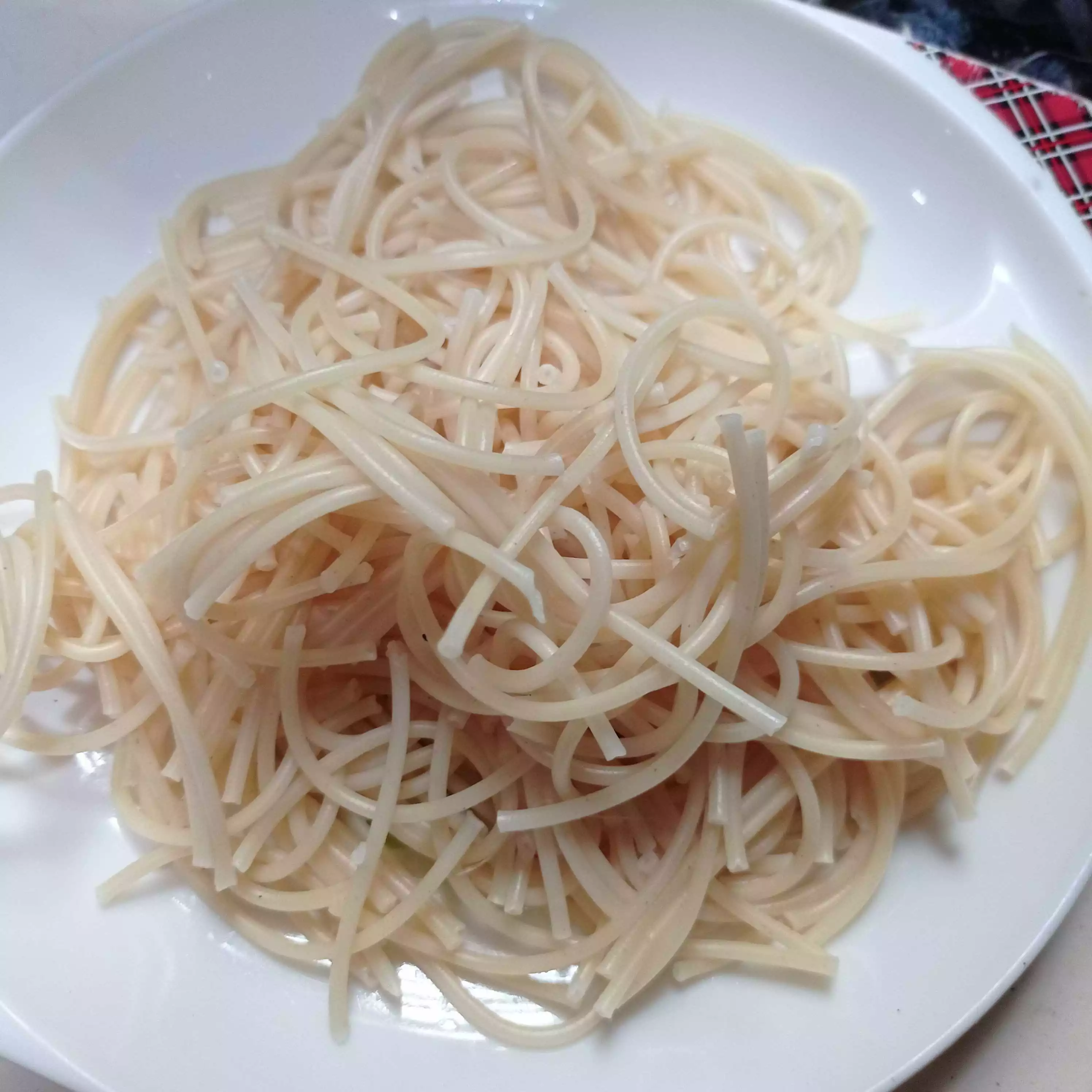 Step 1 Green Curry Pasta